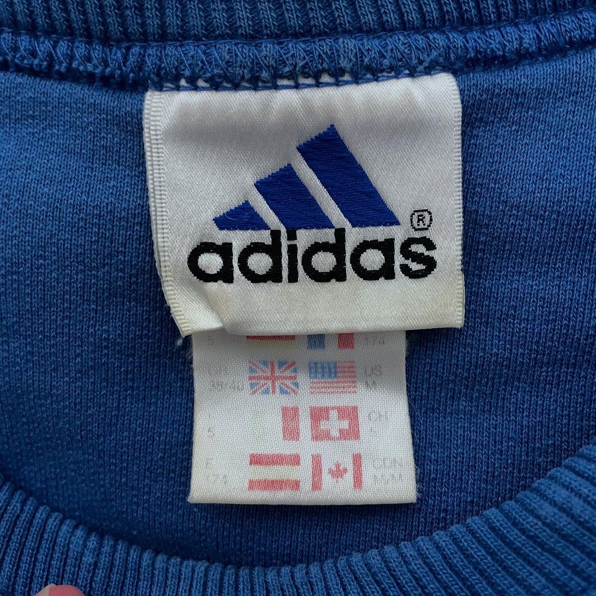 Adidas Vintage Sweatshirt Adidas Big Logo Size:M Size US M / EU 48-50 / 2 - 3 Thumbnail