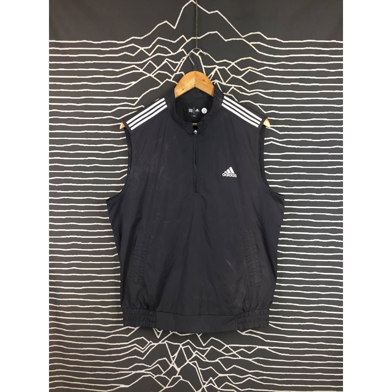 Adidas Adidas Golf Half Zipper Nylon Windbreaker Vest Size US L / EU 52-54 / 3 - 2 Thumbnail