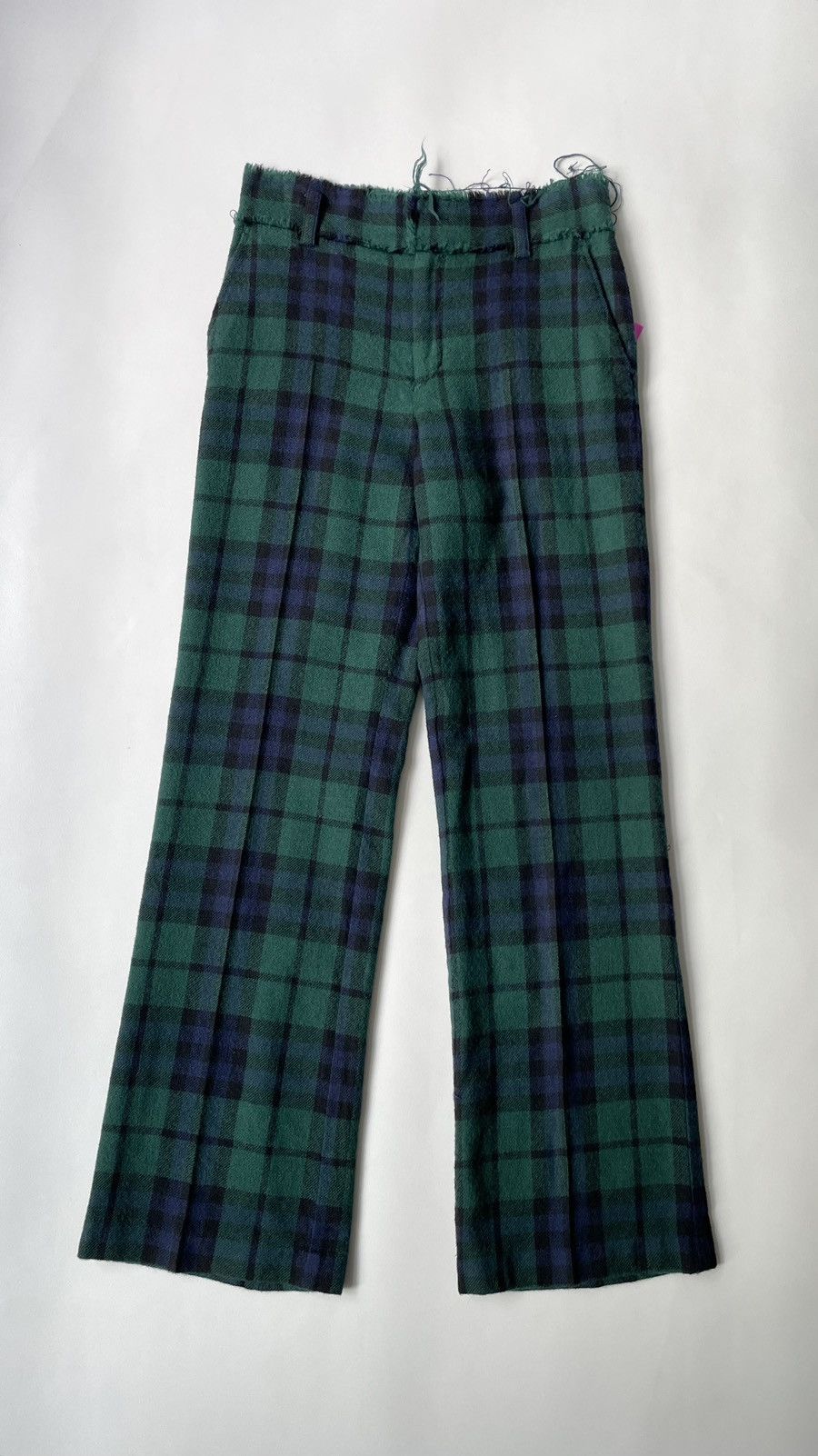 Comme des Garcons A/W 04 Tartan Check Wool Trousers Size 28" / US 6 / IT 42 - 2 Thumbnail