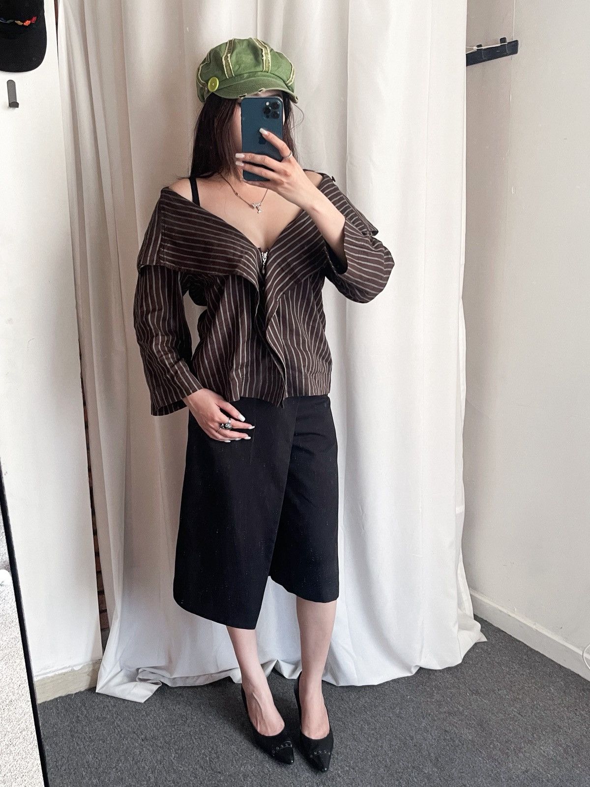 Japanese Brand Japanese Designer – KEIKO KISHI by nosh Draped Shirt Size M / US 6-8 / IT 42-44 - 4 Thumbnail