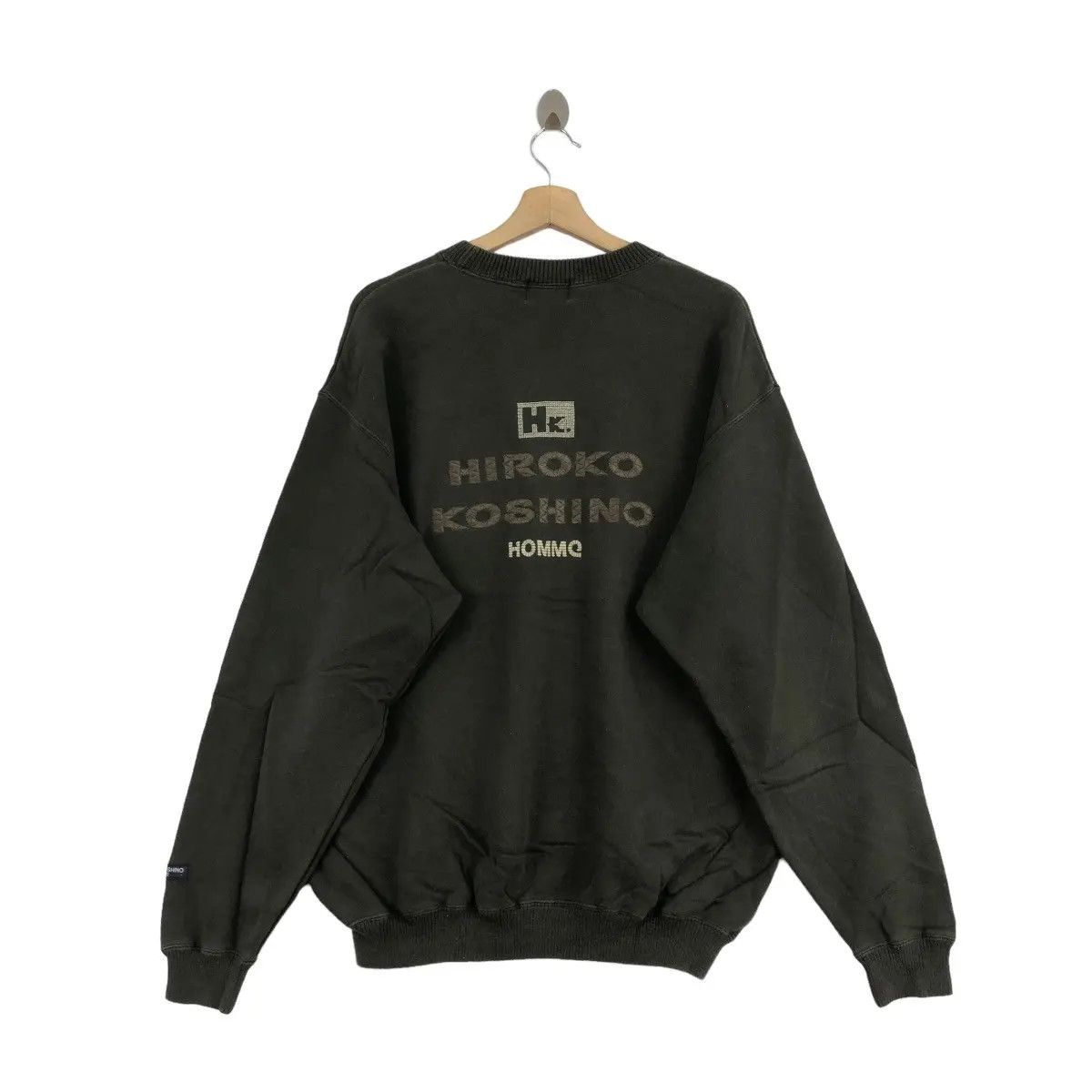 Hiroko Koshino Homme Vintage HIROKO KOSHINO HOMME Collection Sweatshirt Pullover Size US L / EU 52-54 / 3 - 1 Thumbnail