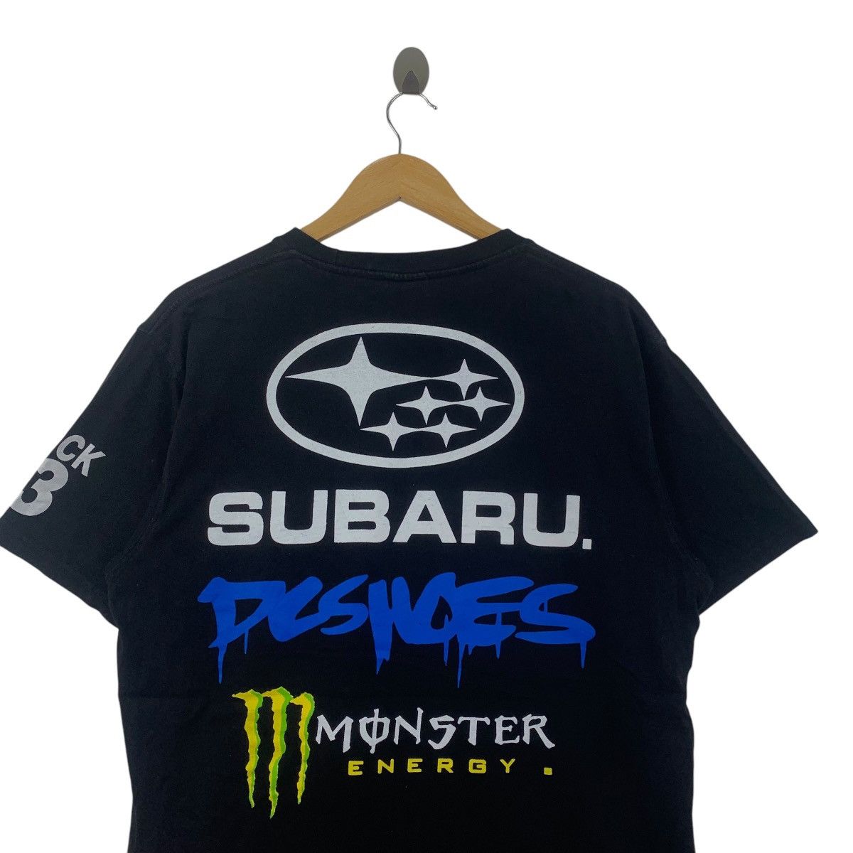 Vintage SUBARU RALLY TRAM UMA Monster Energy Tee Shirt Top Size US XL / EU 56 / 4 - 5 Thumbnail