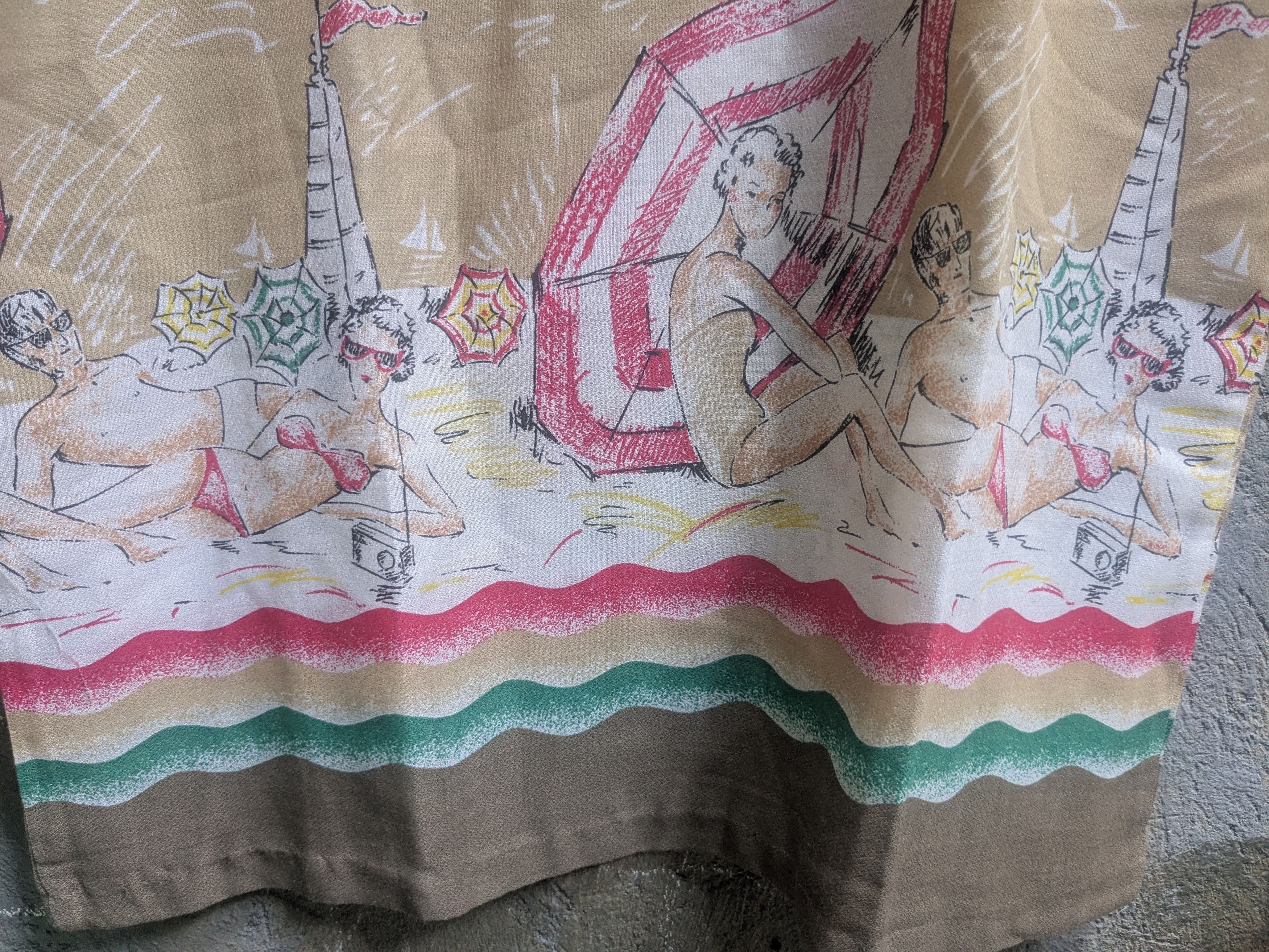 Vintage vintage polo beach 80's brand new deadstock aop Size US M / EU 48-50 / 2 - 5 Thumbnail