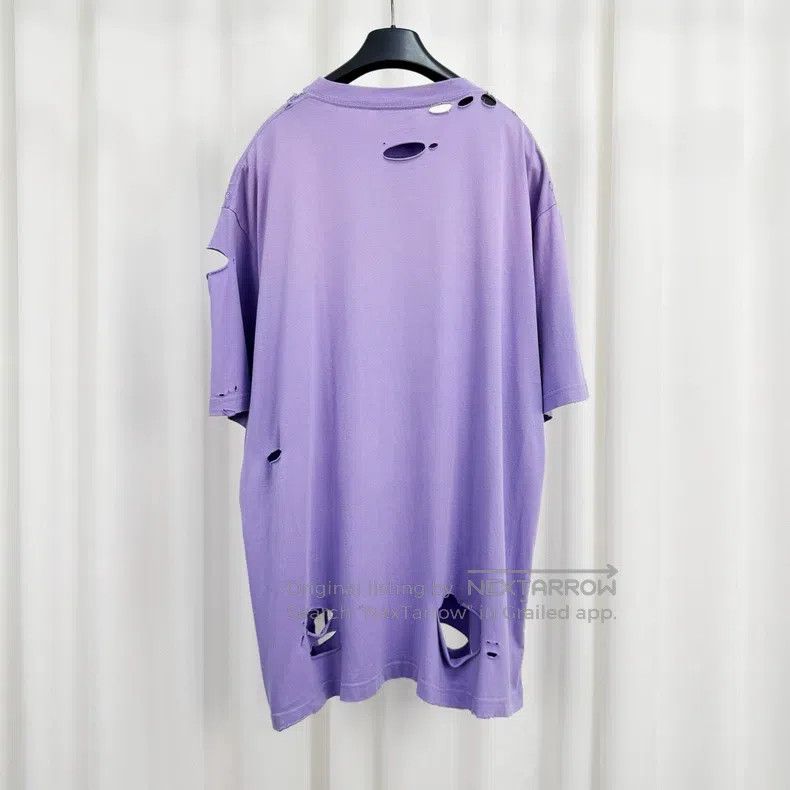 Balenciaga Balenciaga Big Ripped Print Letter Short Sleeve Size US XS / EU 42 / 0 - 2 Thumbnail