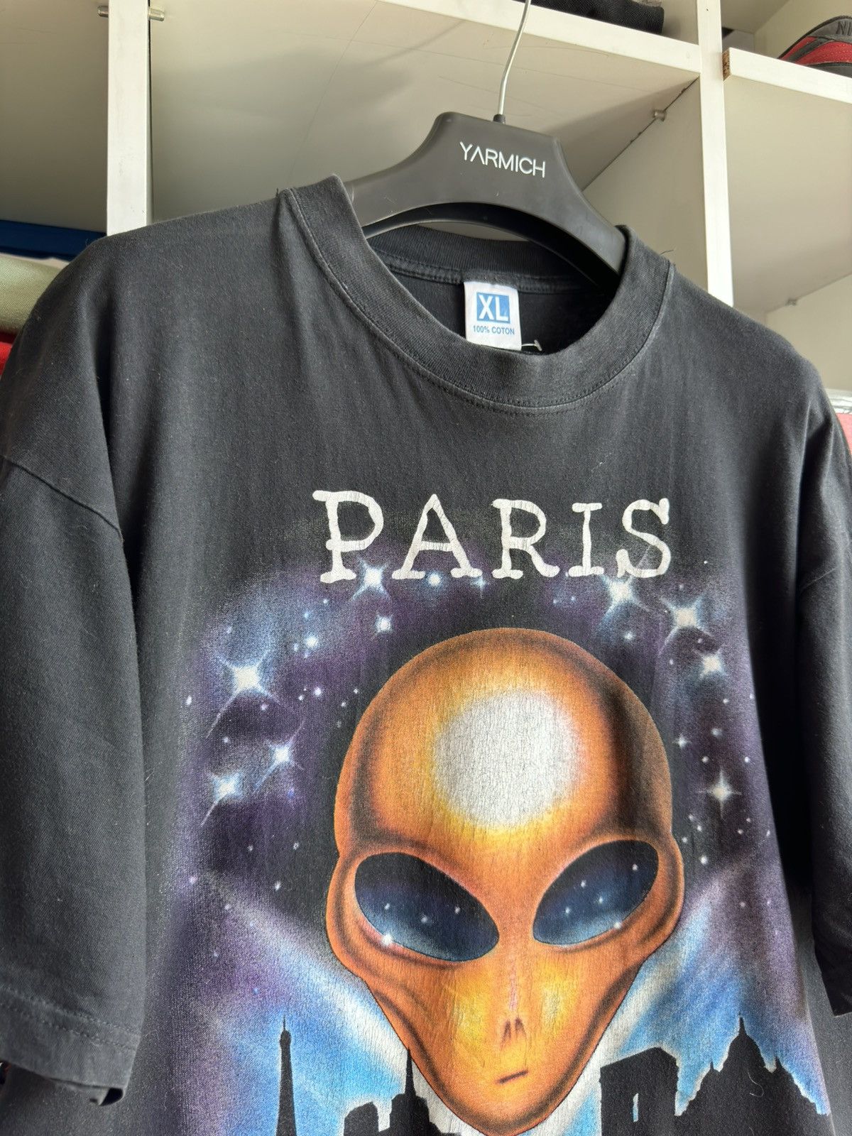 Alien Workshop Vintage 90s Fantastic Dreams Paris Alien Graphic T Shirt Size US XL / EU 56 / 4 - 3 Thumbnail