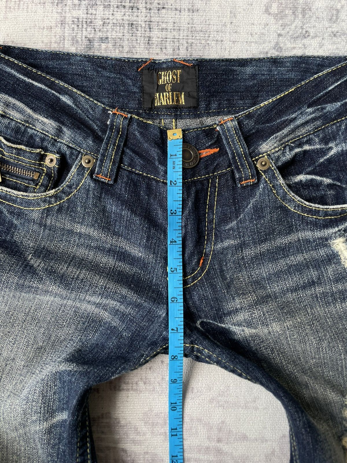 If Six Was Nine Ghost of Harlem Flared Jeans Size US 28 / EU 44 - 16 Thumbnail