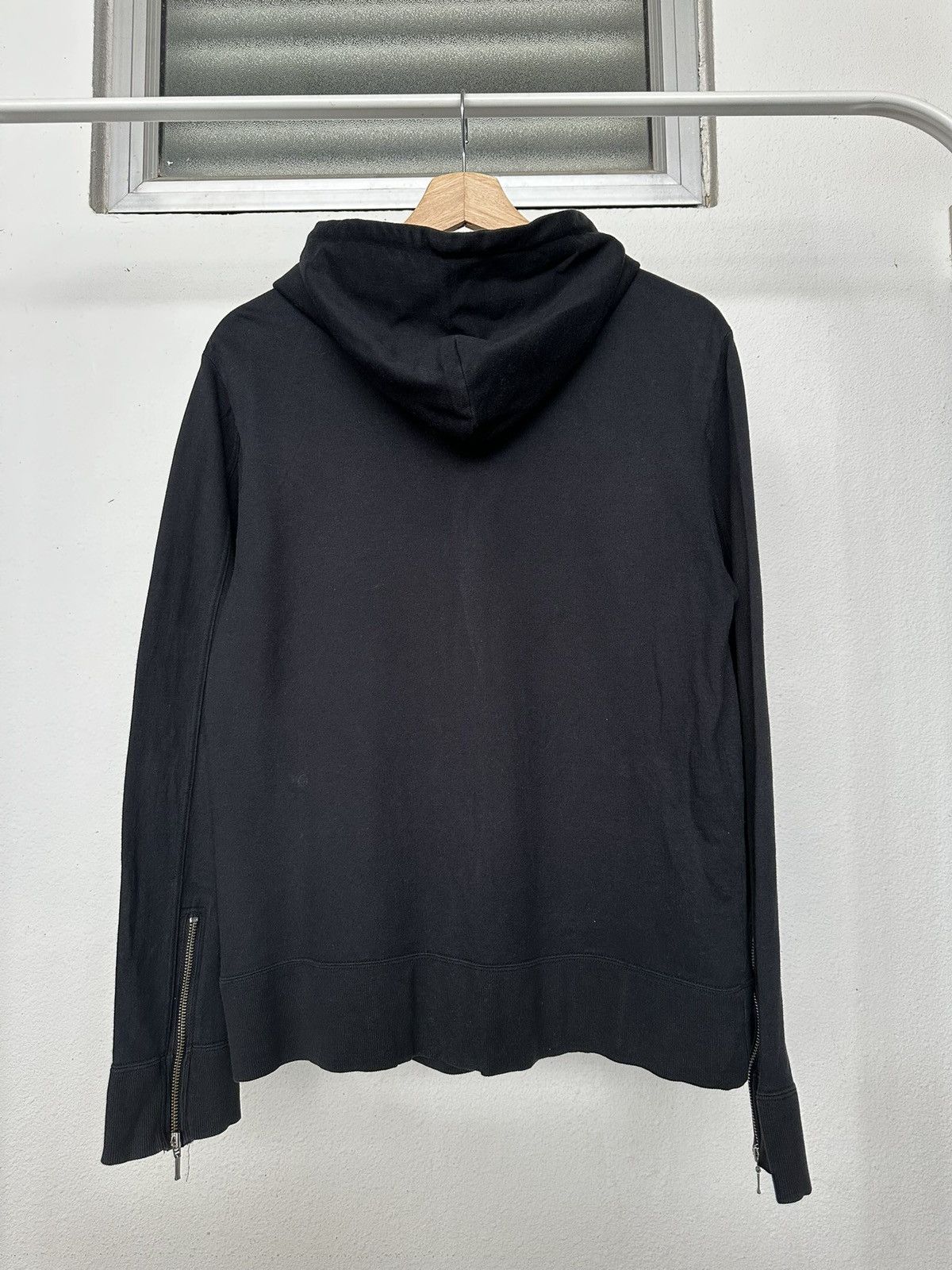 Japanese Brand 2006SS - Comme Ca Ism asymmetric zipper hoodie Size US M / EU 48-50 / 2 - 11 Thumbnail