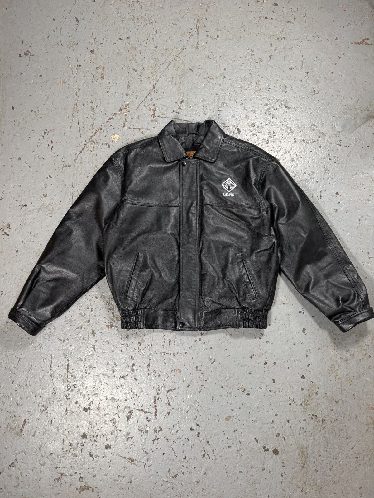 Other Vintage Perfect Fit Leather Bombed Lewis Motors Size US S / EU 44-46 / 1 - 1 Thumbnail