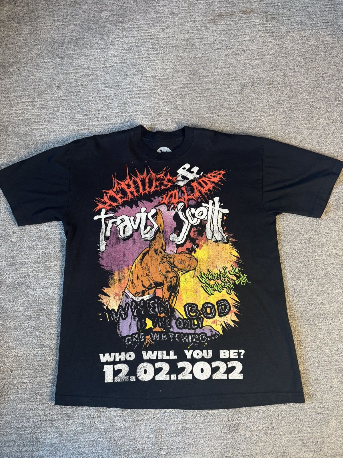 Metro Boomin × Travis Scott Heroes and Villains Travis Scott Tee Size US XL / EU 56 / 4 - 1 Thumbnail