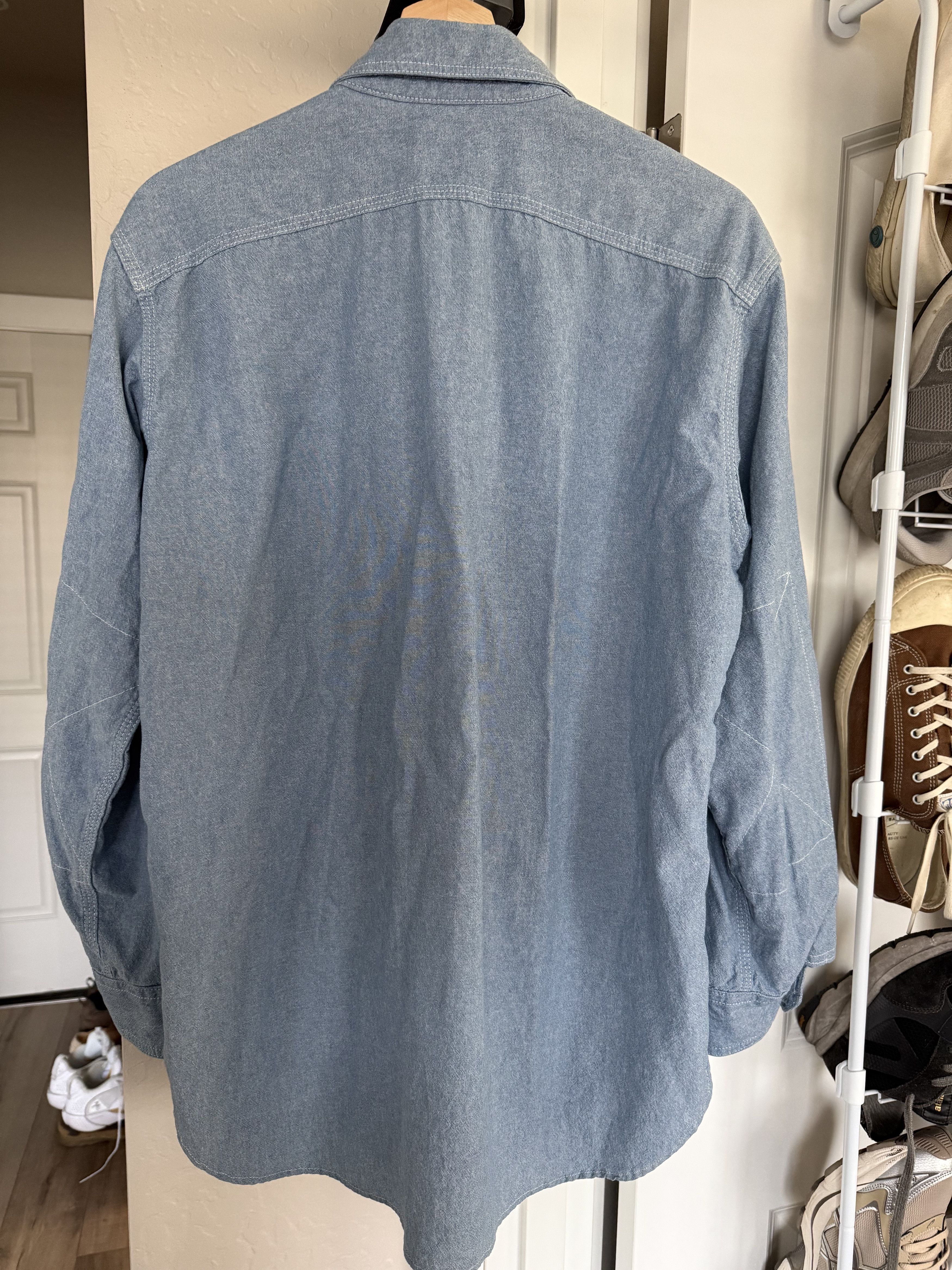 Engineered Garments Chambray Work Shirt Size US XS / EU 42 / 0 - 2 Thumbnail