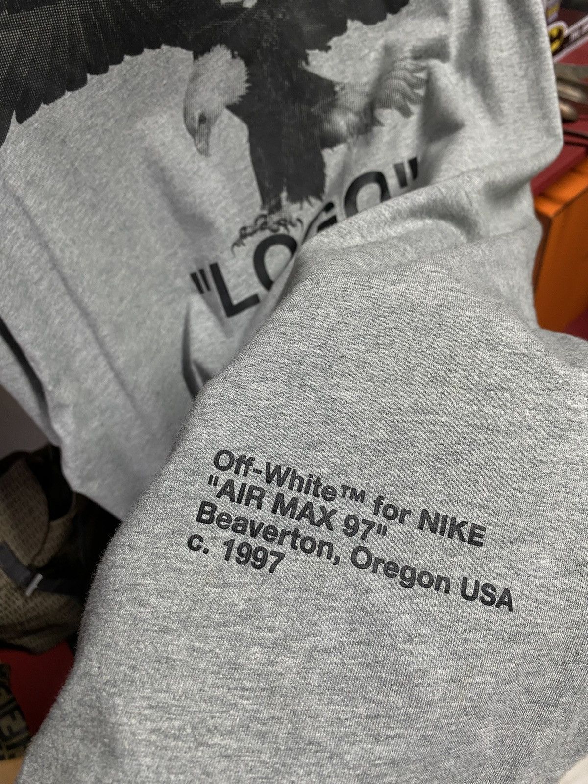 Off-White Off-White Nike T-Shirt Preowned Men’s Size XLarge Size US XL / EU 56 / 4 - 3 Thumbnail