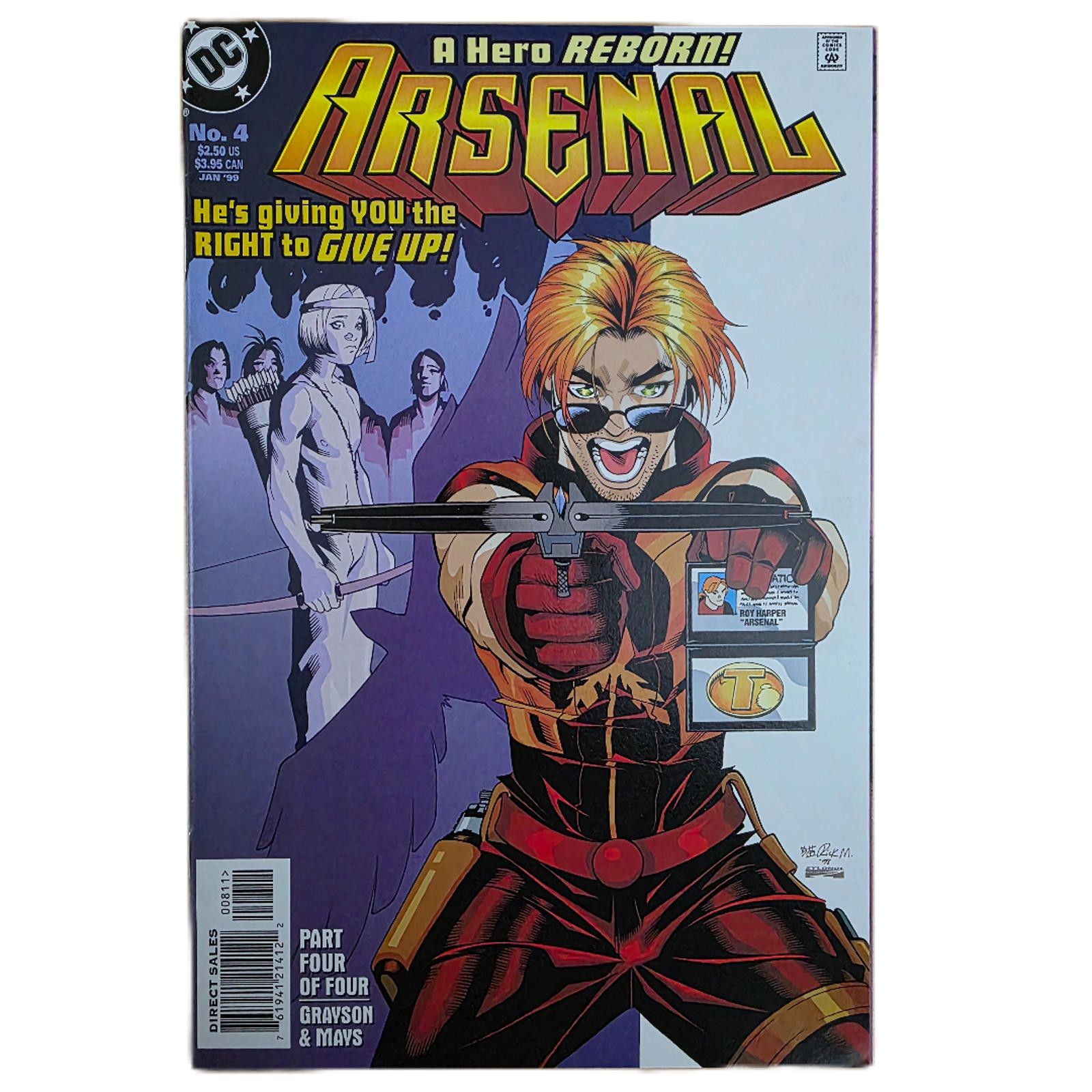 DC Comics Arsenal #4 1999 Roy Harper DC Comics Vol 1 Comic (C) Size ONE SIZE - 1 Thumbnail