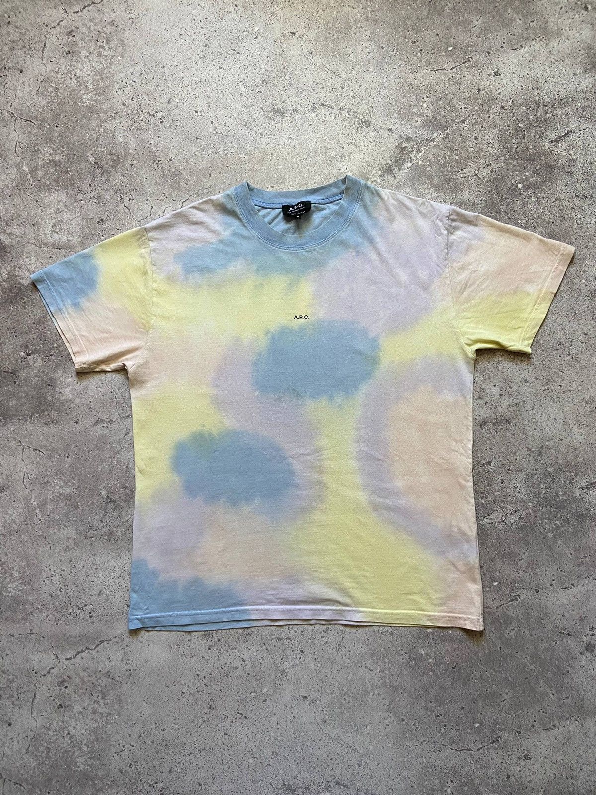 A.P.C. APC Adrien Micro Logo S T-Shirt - Tie-dye Size US M / EU 48-50 / 2 - 1 Thumbnail