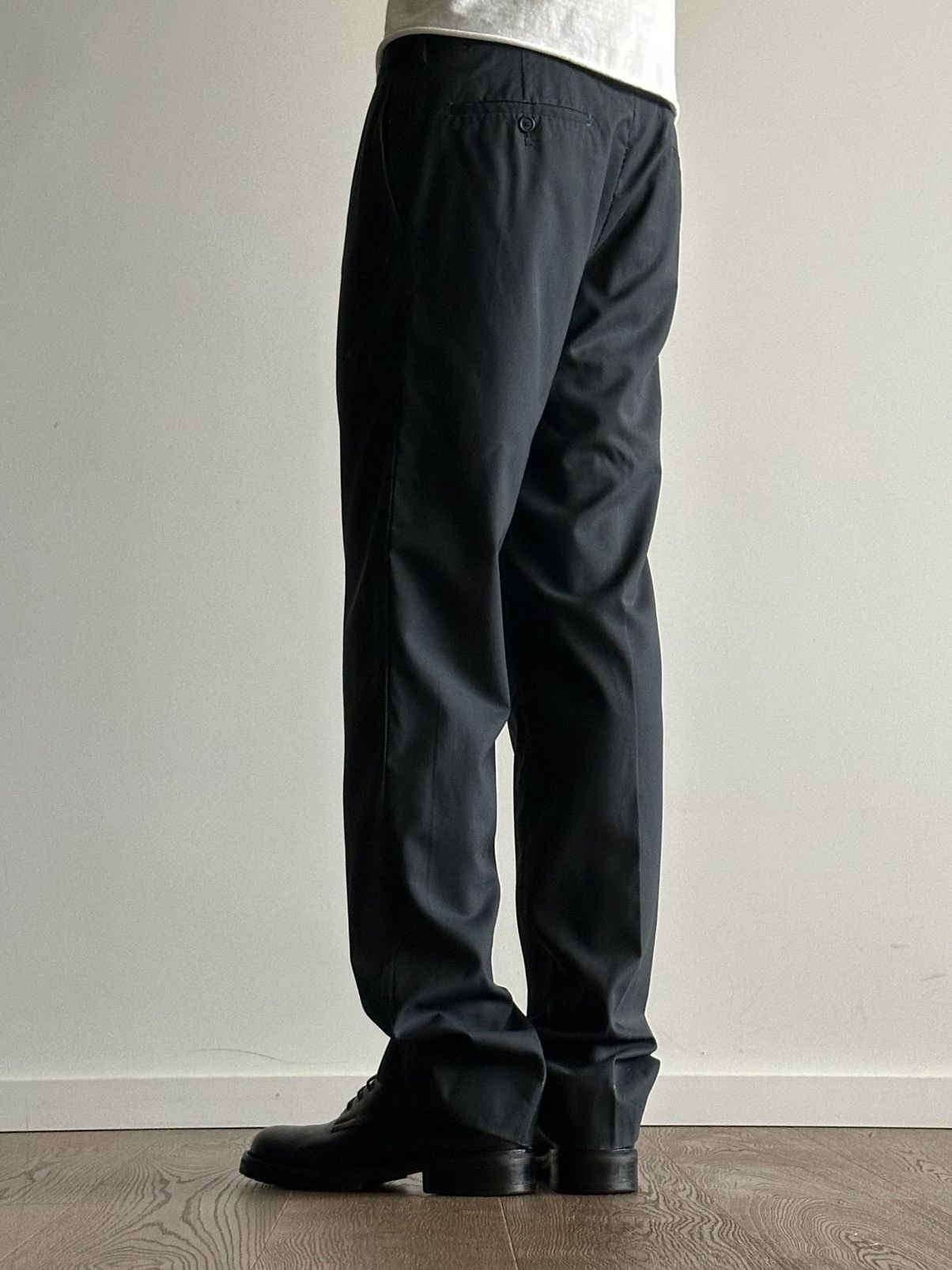 Prada Prada SS10 Coated Wool Pants Size US 32 / EU 48 - 3 Thumbnail
