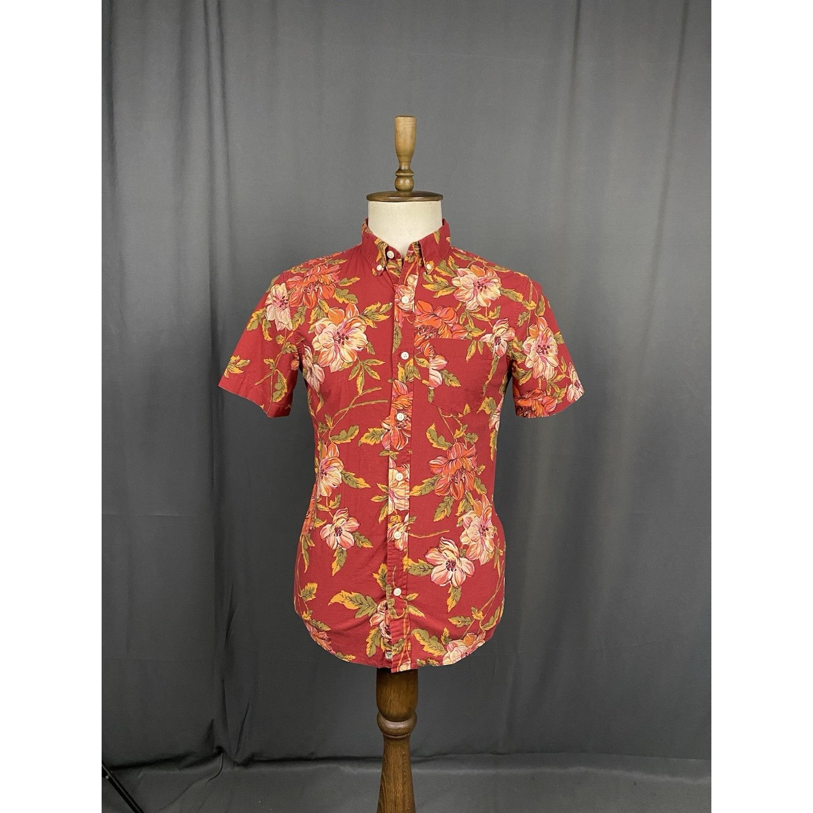 Denim & Supply Ralph Lauren Ralph Lauren Denim&Supply Men's Floral Red Short Sleeve Hawa Size US S / EU 44-46 / 1 - 3 Thumbnail
