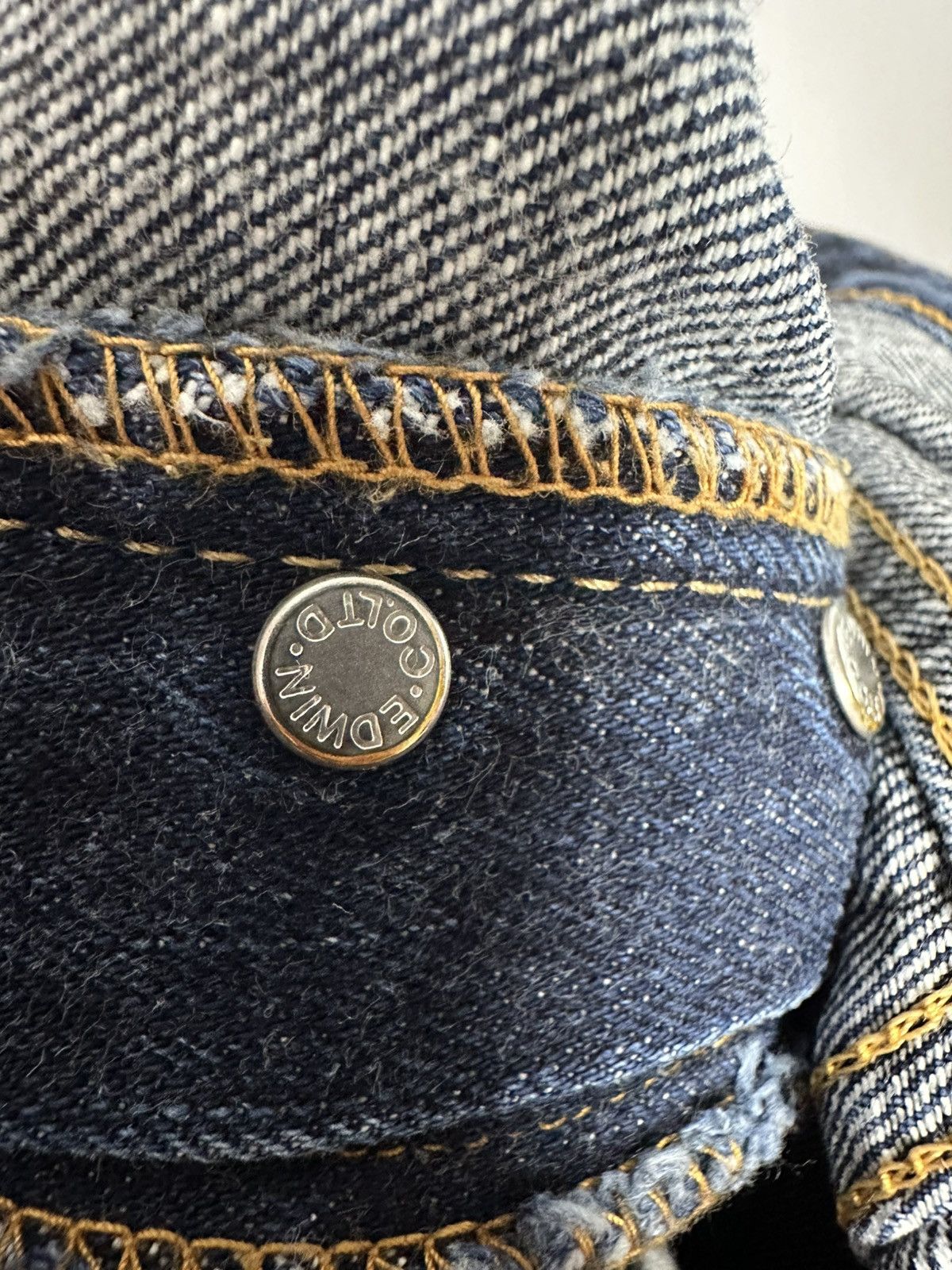 Edwin EDWIN Made in Japan Vintage StreetWear Rare Y2K Denim Jeans Size US 30 / EU 46 - 11 Thumbnail