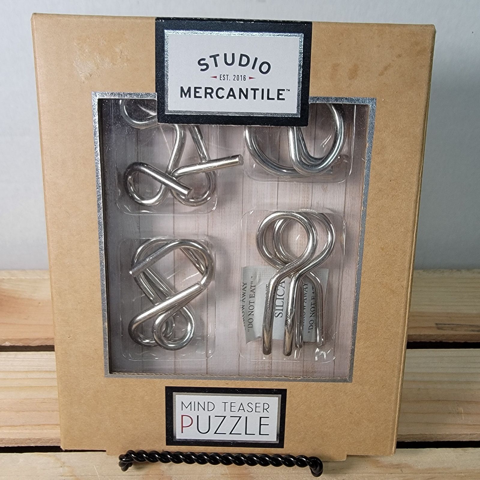 Other Studio Mercantile 4 Pk Mind Teaser Puzzles - NEW / SEALED Size ONE SIZE - 1 Thumbnail