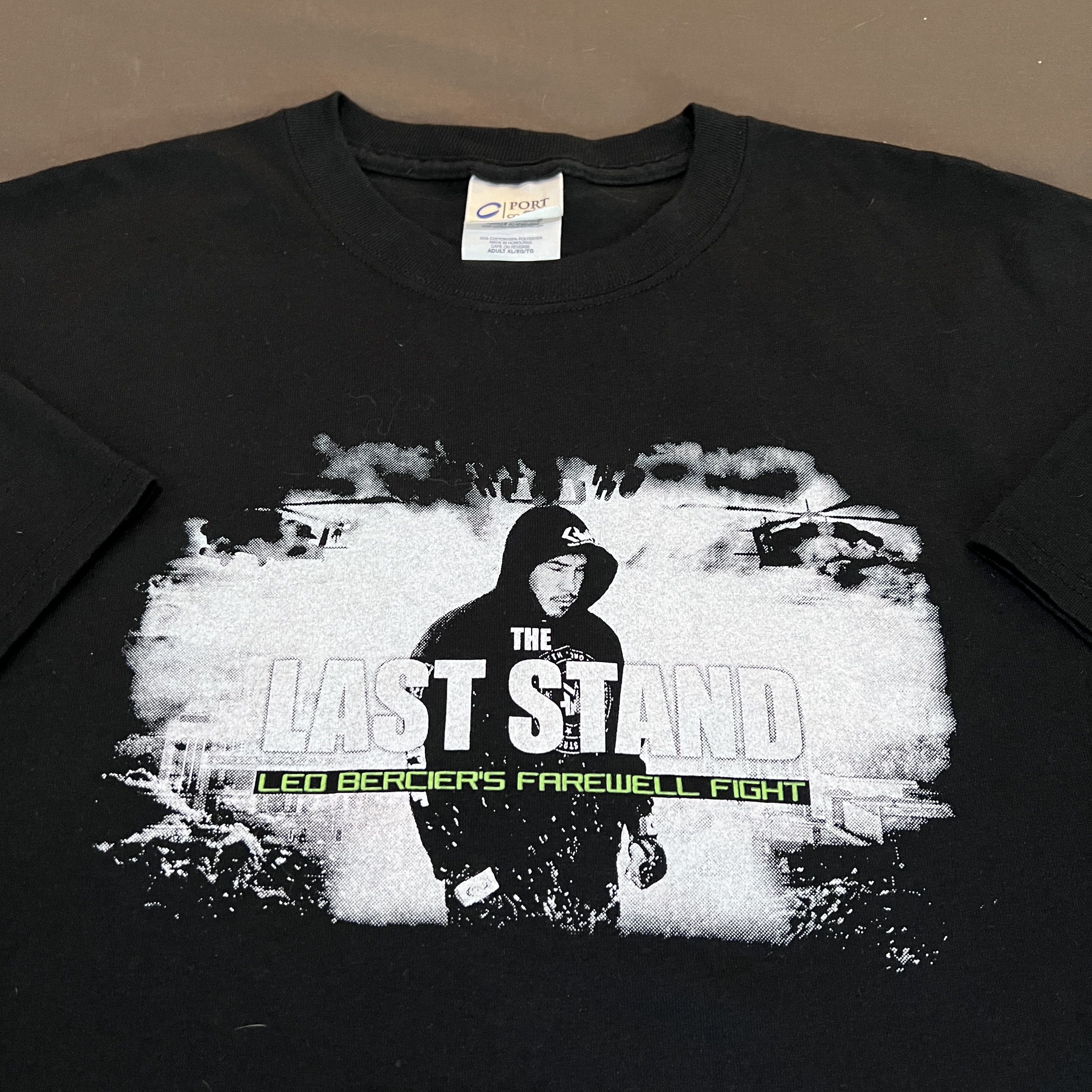 Tapout × Vintage Vintage Y2K The last stand Leo bercier MMA Promo Tee XL Size US XXL / EU 58 / 5 - 1 Thumbnail