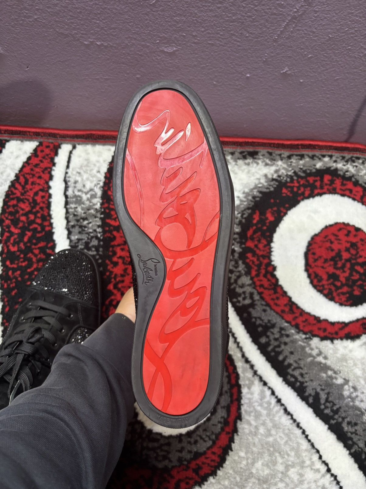 Christian Louboutin Christian Louboutin Louis Strass High-Top Size US 12 / EU 45 - 7 Thumbnail