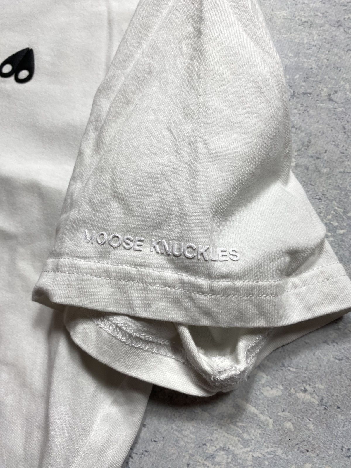 Moose Knuckles Moose Knuckles Satellite Logo Cotton T-shirt White Size US M / EU 48-50 / 2 - 6 Thumbnail