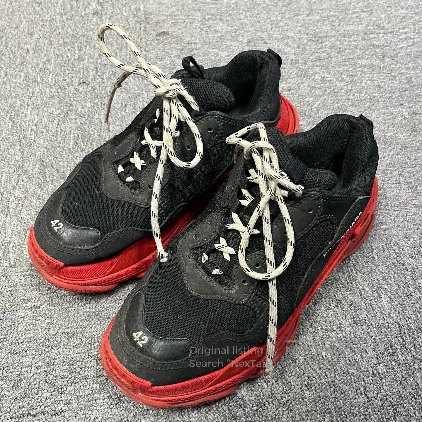 Balenciaga Balenciaga Triple S synthetic leather low-top dad shoes| Size US 9 / EU 42 - 1 Thumbnail