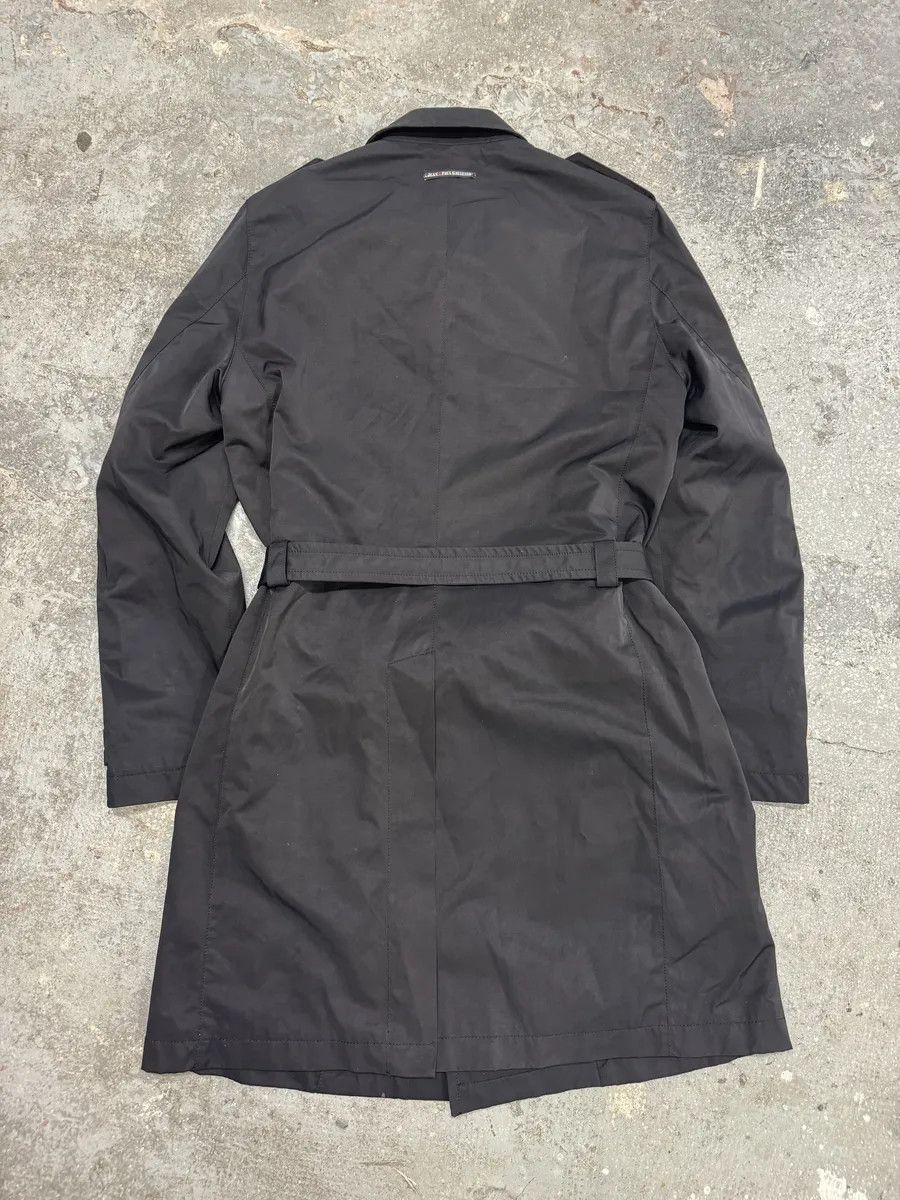 Jean Paul Gaultier FW2008 Jean Paul Gaultier Navy Nylon Long Jacket Size US L / EU 52-54 / 3 - 3 Thumbnail