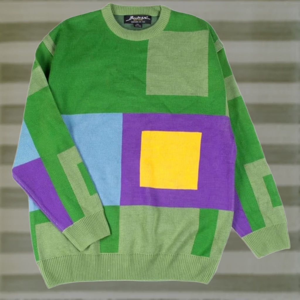 Coogi VINTAGE Bucker New York Sweater Mens LARGE Pullover Stretch 80s Biggie Coogi Size US L / EU 52-54 / 3 - 1 Thumbnail
