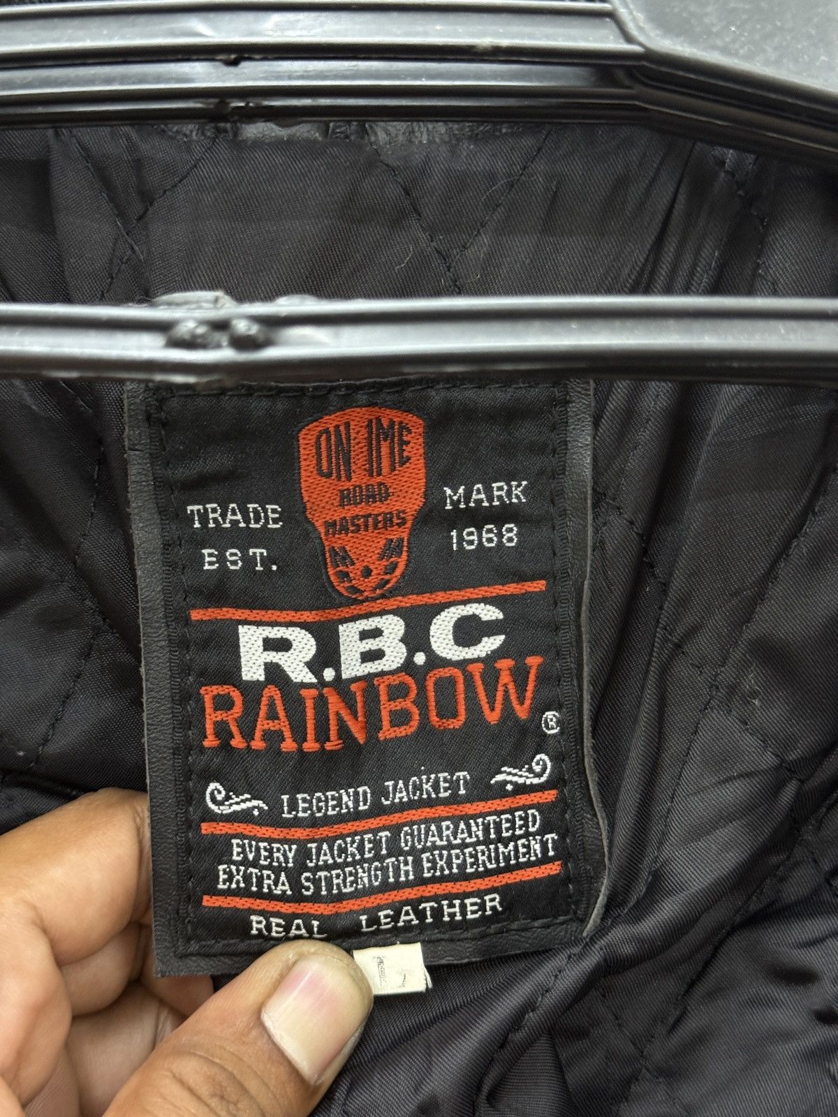 Genuine Leather 🔥🔥🔥ARCHIVE VINTAGE RBC LEATHER JACKET Size US L / EU 52-54 / 3 - 8 Thumbnail