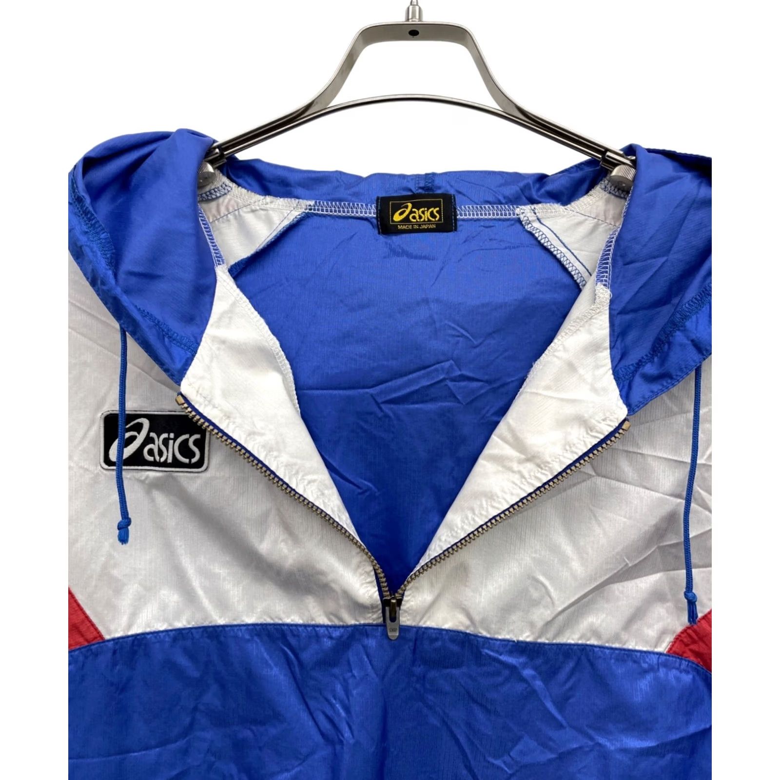 Asics asics Hoodie Men M Blue x white Size M Pullover Size US M / EU 48-50 / 2 - 3 Thumbnail