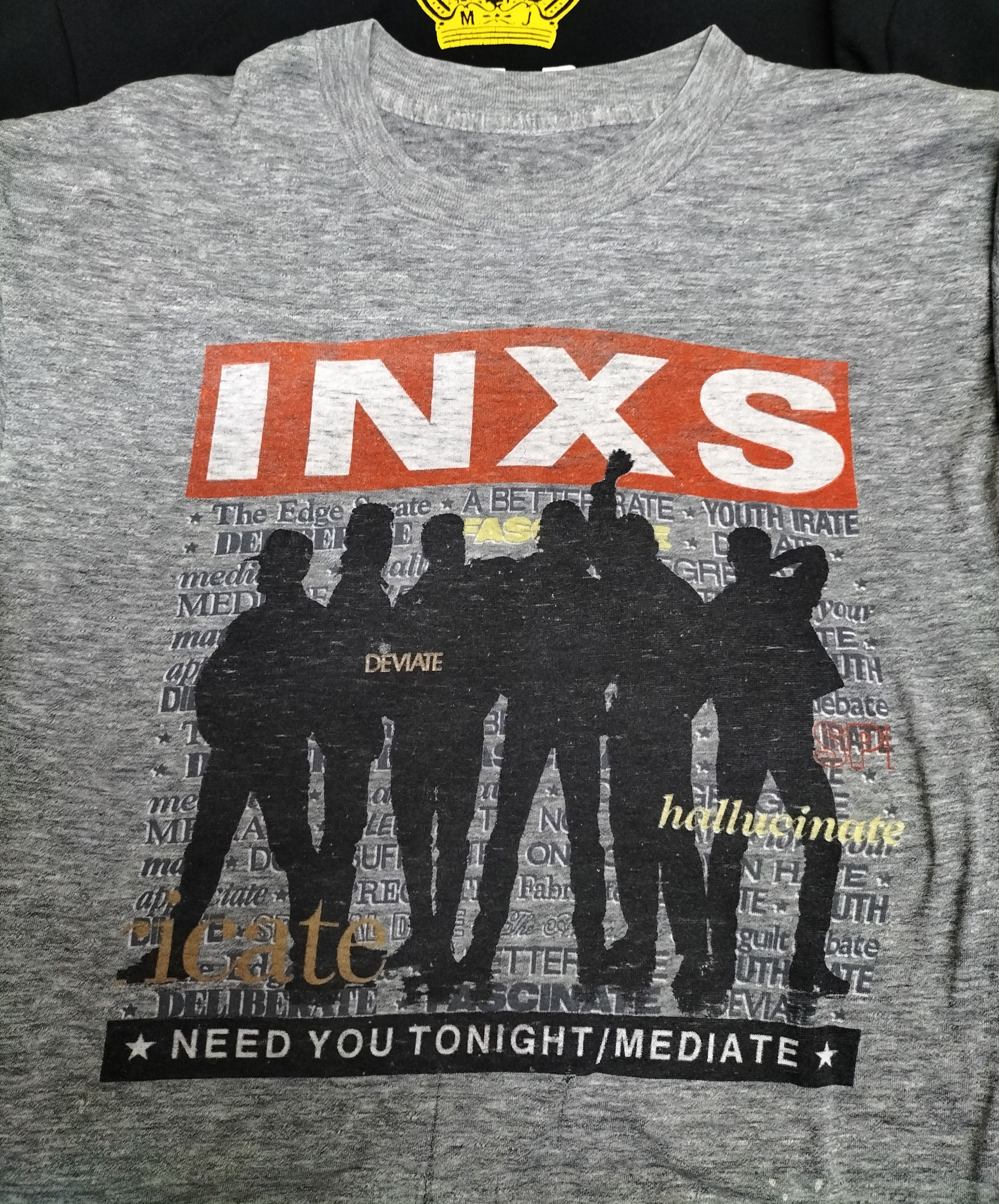 Band Tees Vintage INXS 80's shirt distressed Size US M / EU 48-50 / 2 - 3 Thumbnail