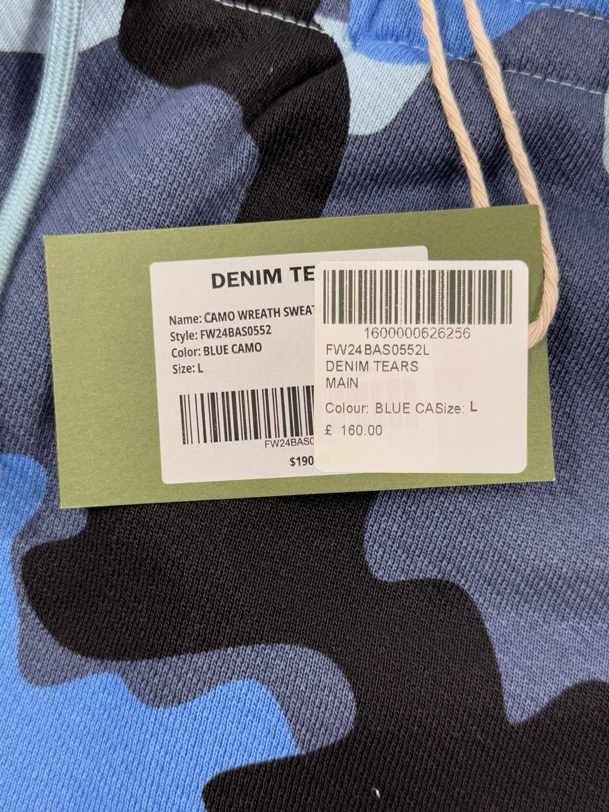 DENIM TEARS CAMOUFLAGE SWEATPANTS Size US 34 / EU 50 - 4 Thumbnail