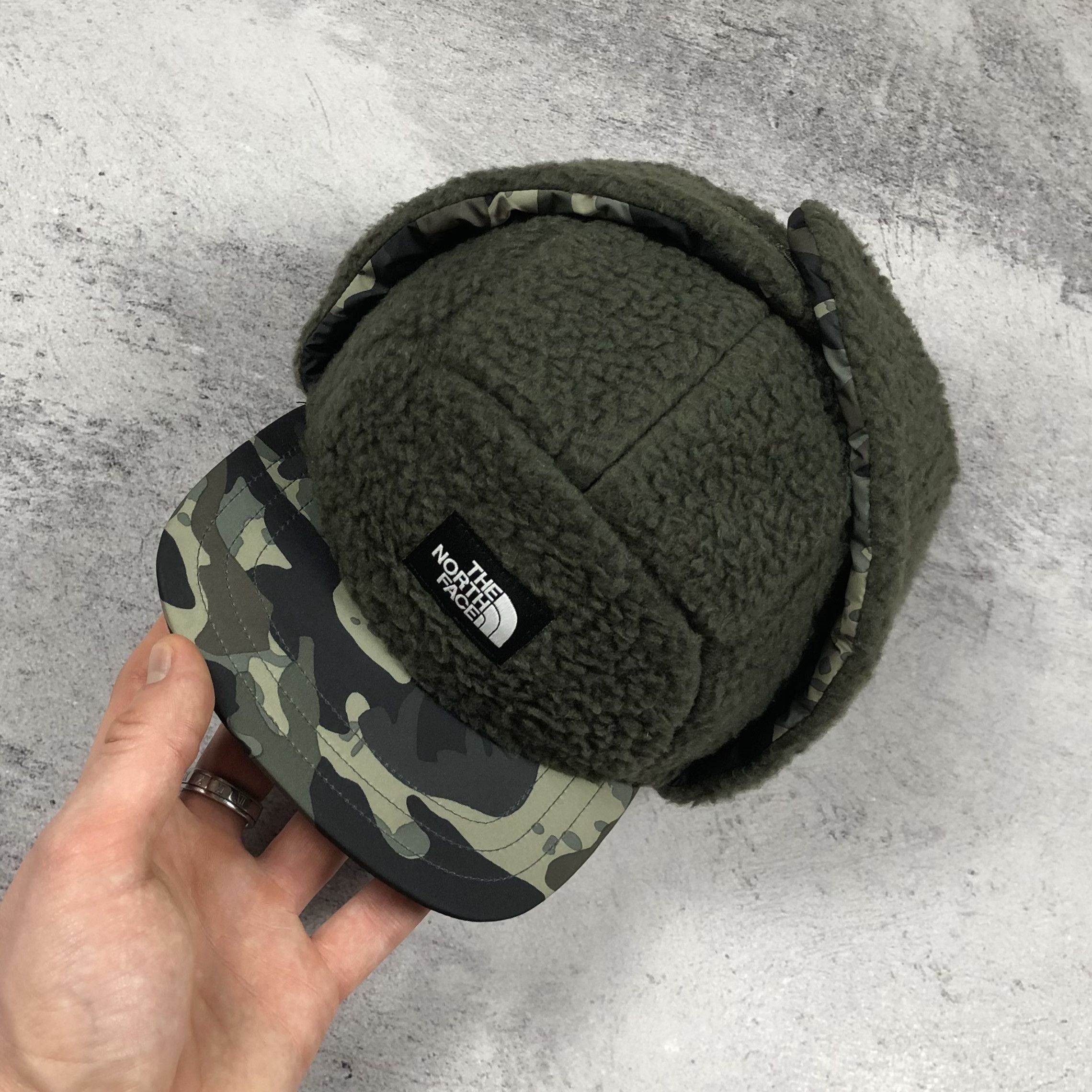 The North Face The North Face Kids Enfants Camo Jungle Fleece 5 Panel Hat Size ONE SIZE - 4 Thumbnail