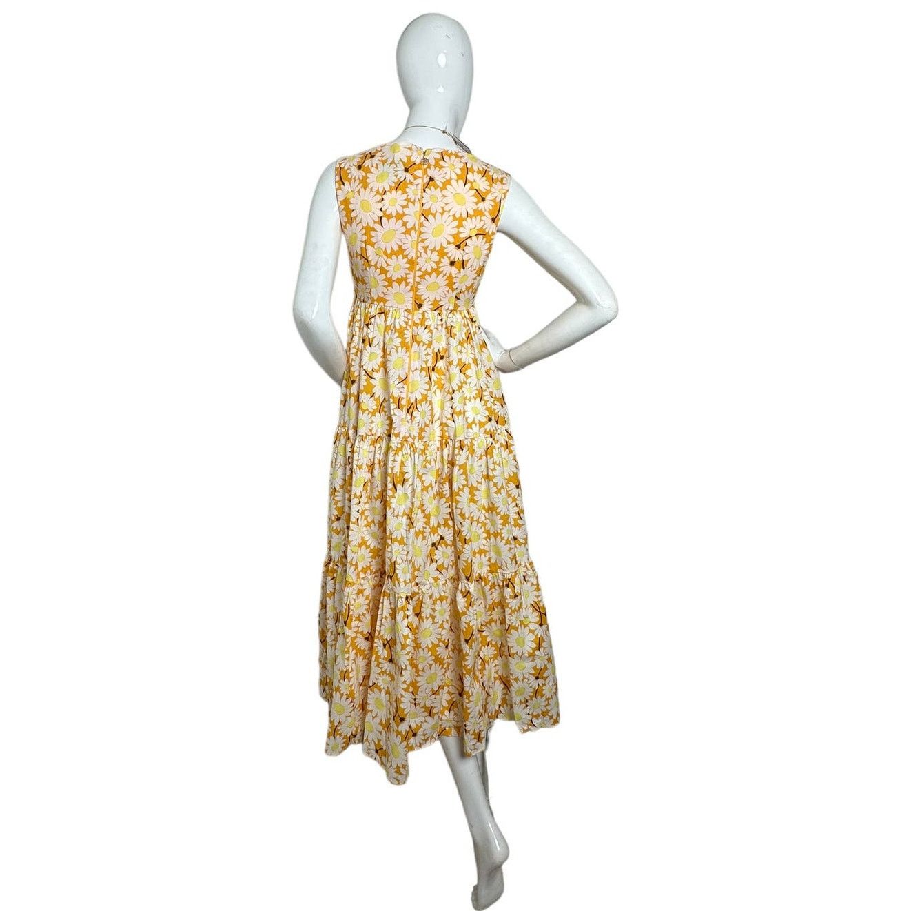 Kate Spade Kate Spade Kate Daisy Poplin Vineyard Midi Dress Size 2 Size XS / US 0-2 / IT 36-38 - 2 Thumbnail
