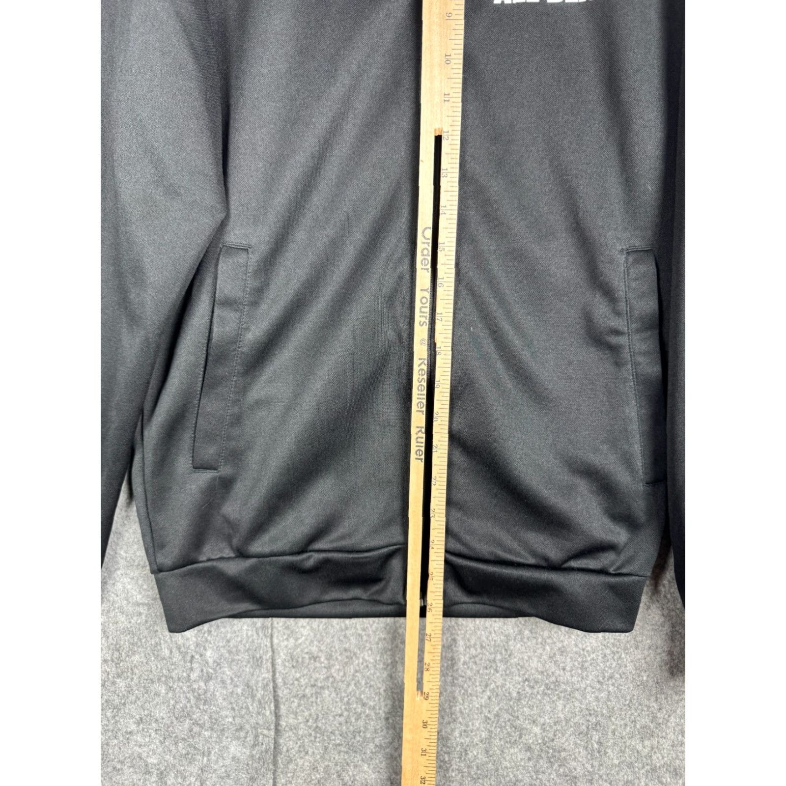 Adidas All Blacks Rugby Jacket Adidas Mens Small Black Full Zip Track Jacket Size US S / EU 44-46 / 1 - 6 Thumbnail