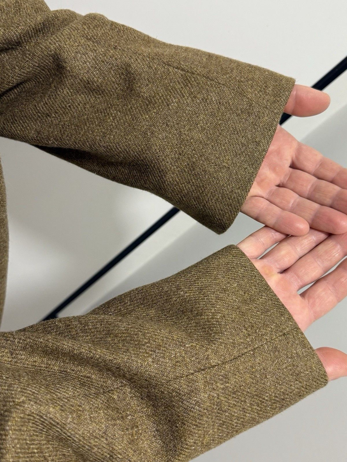Loro Piana Mens Blazer Ing Loro Piana Cashmere Coarsehair Goat Wool Size 44L - 13 Thumbnail
