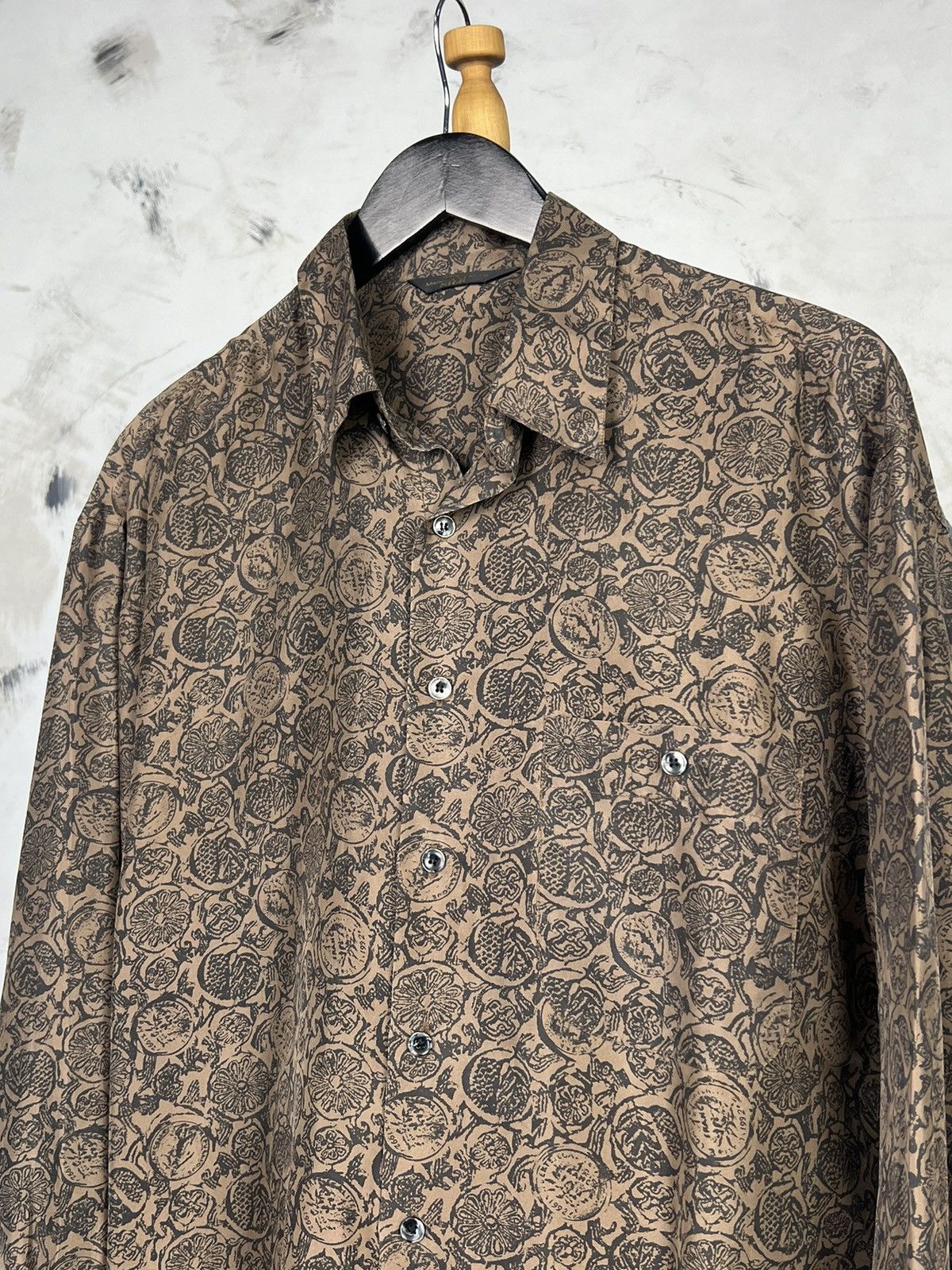 Marks & Spencer Vintage Marks & Spencer Silk Shirt Size L - XL Size US L / EU 52-54 / 3 - 2 Thumbnail