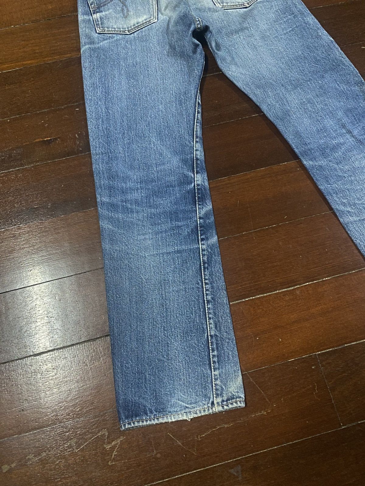 Warehouse vintage GLEEM CLOTHING japanes brand selvedge mud wash faded Size US 32 / EU 48 - 16 Thumbnail