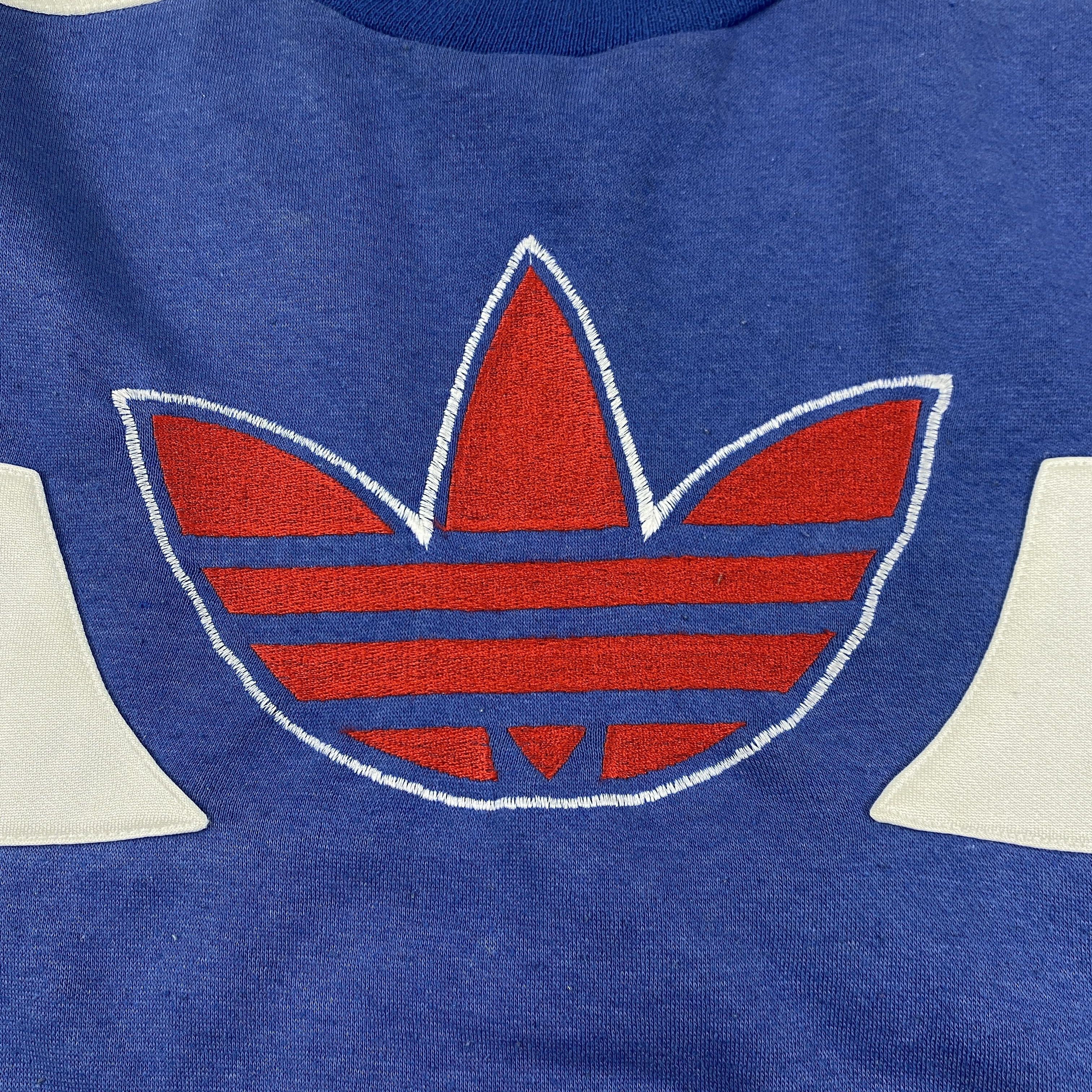 Japanese Brand Vintage adidas Big Logo Sweatshirt Jacket- J528 Size US S / EU 44-46 / 1 - 10 Thumbnail