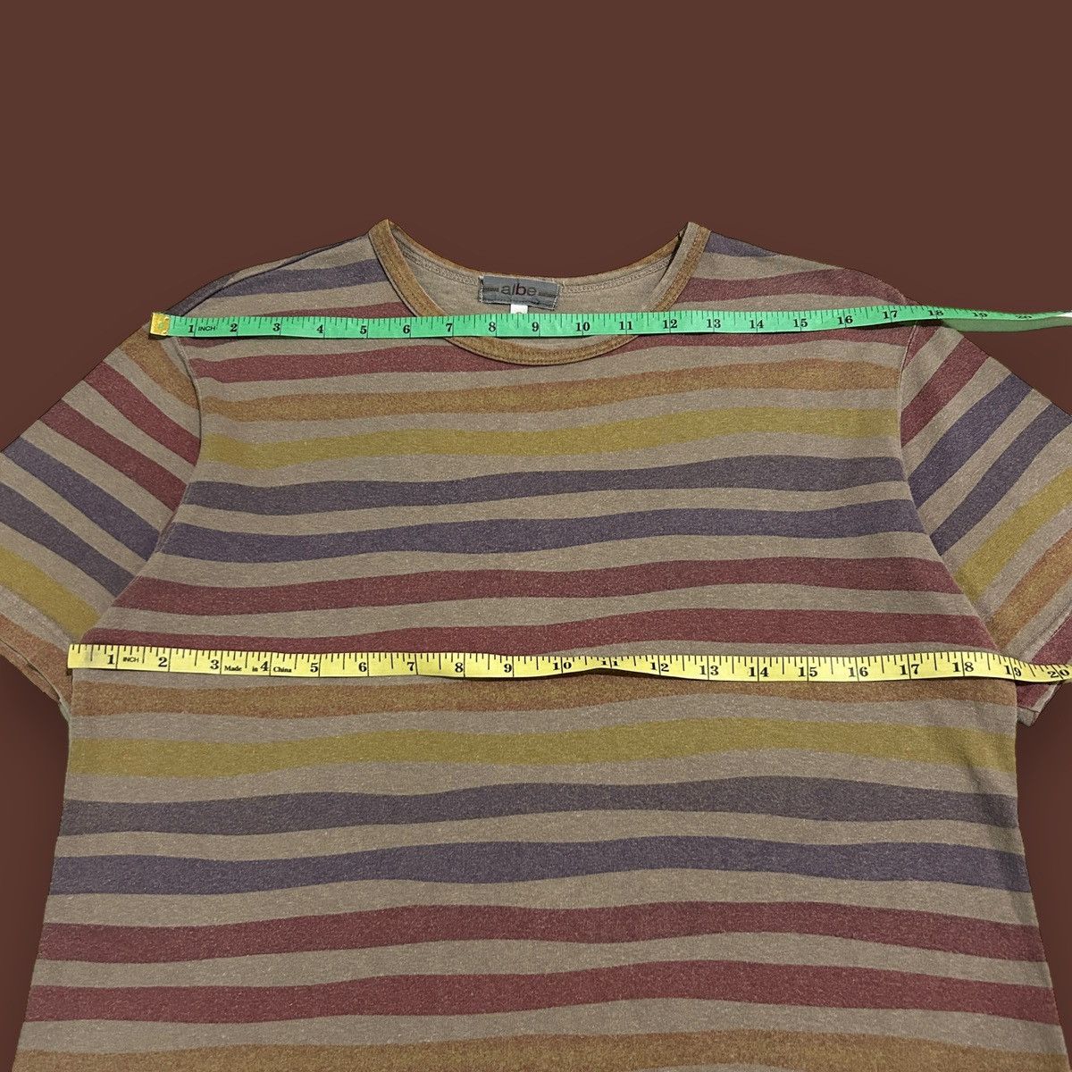 Japanese Brand 1990s Albe - Striped Tee Size US M / EU 48-50 / 2 - 8 Thumbnail