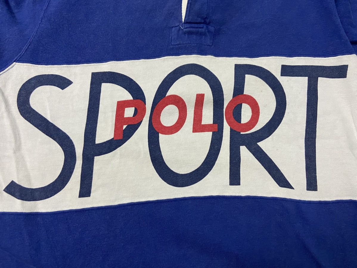 Polo Ralph Lauren × Ralph Lauren Sport × Vintage Vintage 90s Polo Ralph Lauren Sport RL OG Logo Big Print Size US M / EU 48-50 / 2 - 3 Thumbnail
