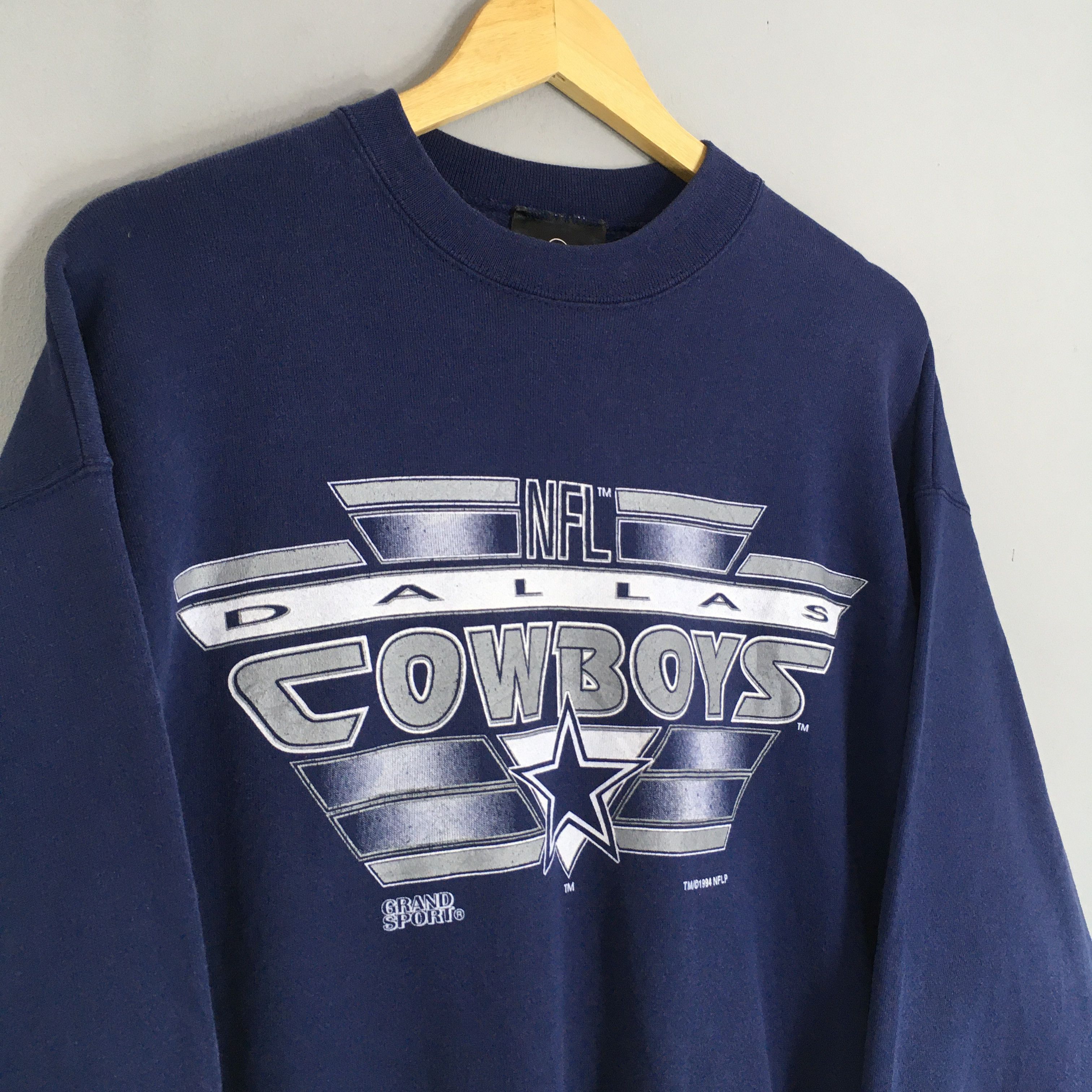 NFL × Vintage Vintage 90s Dallas Cowboys NFL Sweatshirt Large Size US L / EU 52-54 / 3 - 3 Thumbnail