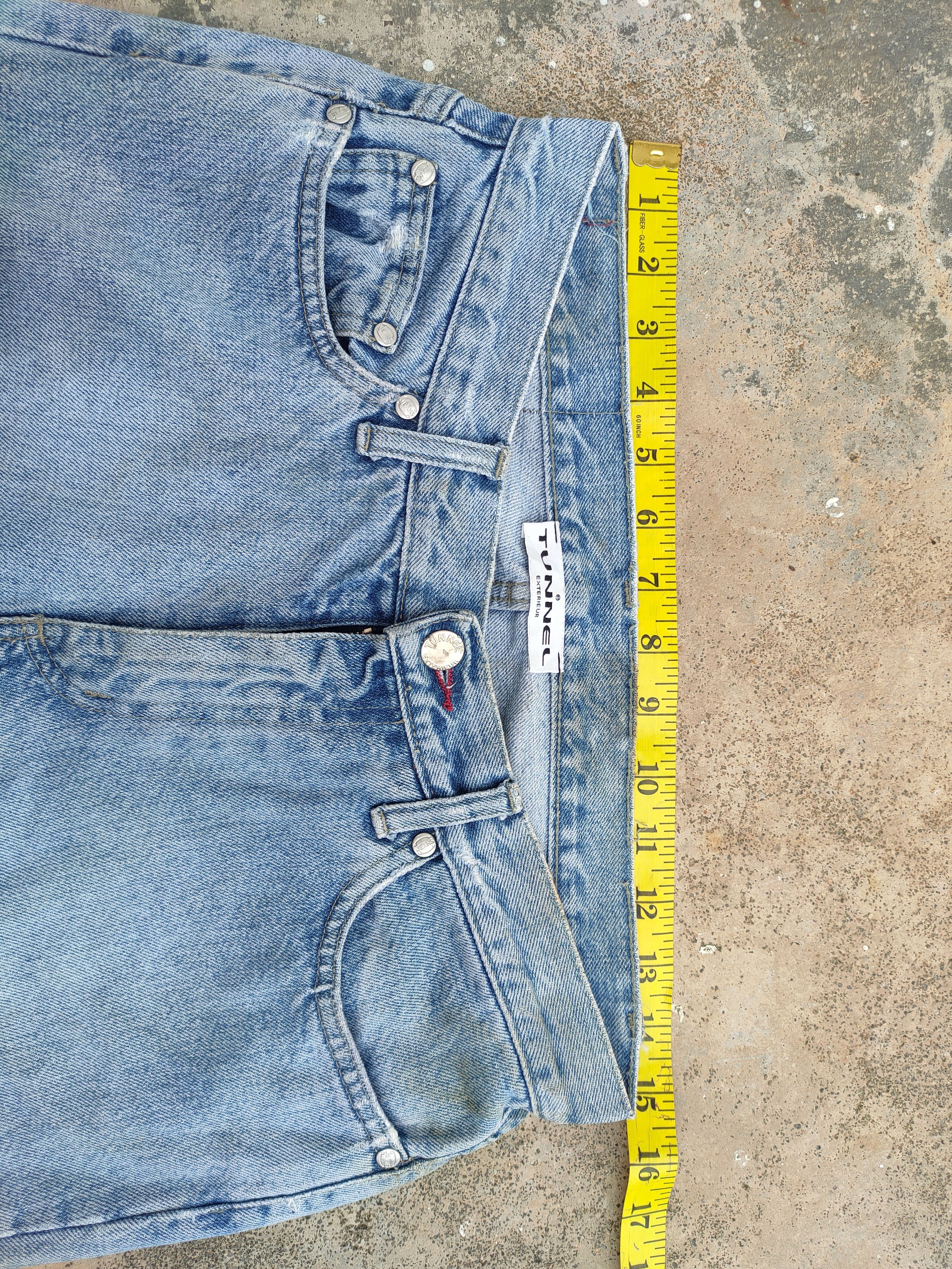 Japanese Brand FLARE VINTAGE TUNNEL DISTRESSED FADED JEANS DENIM PANTS Size US 30 / EU 46 - 6 Thumbnail