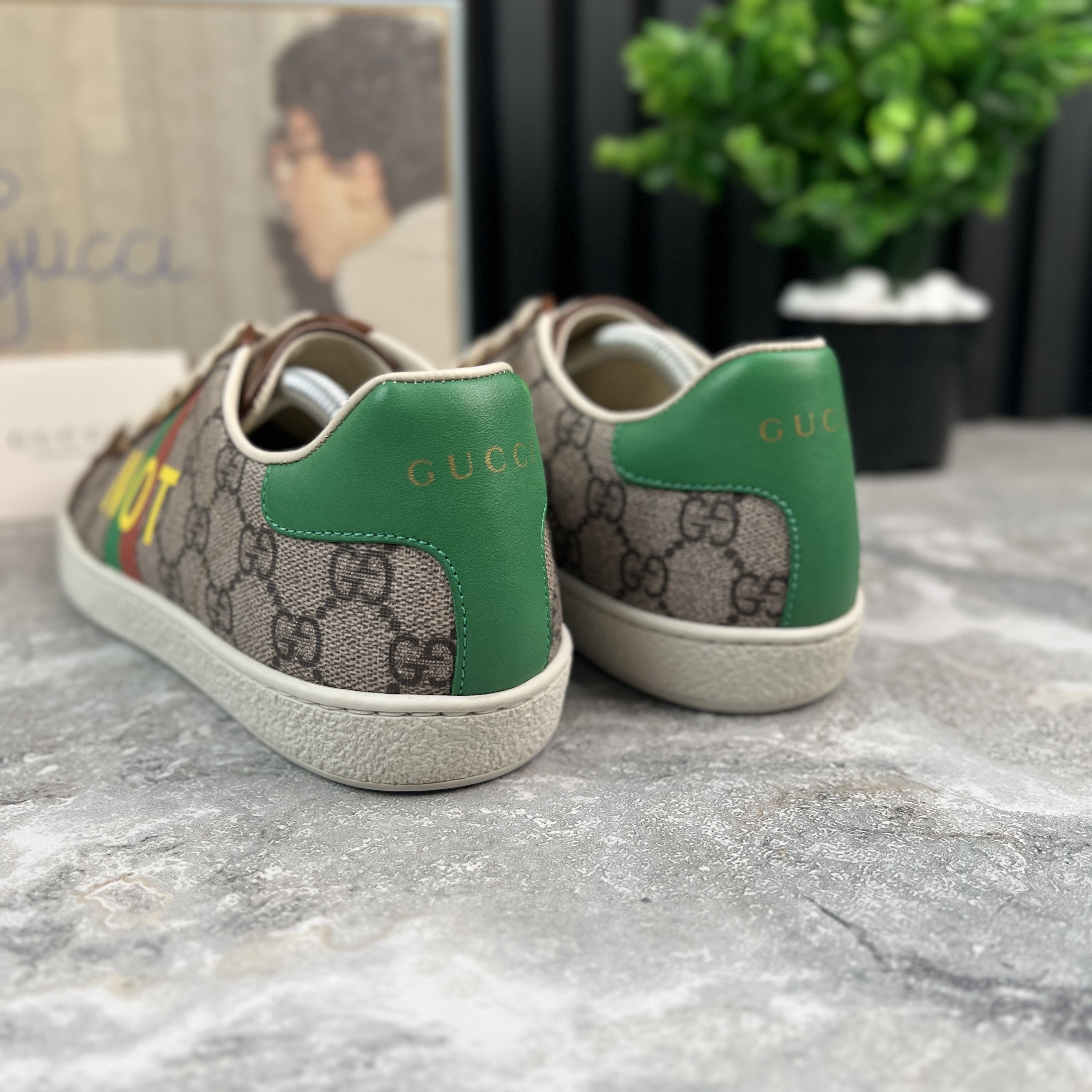 Gucci Gucci ACE GG Supreme Canvas Not Fake Leather Size US 7.5 / IT 37.5 - 7 Thumbnail