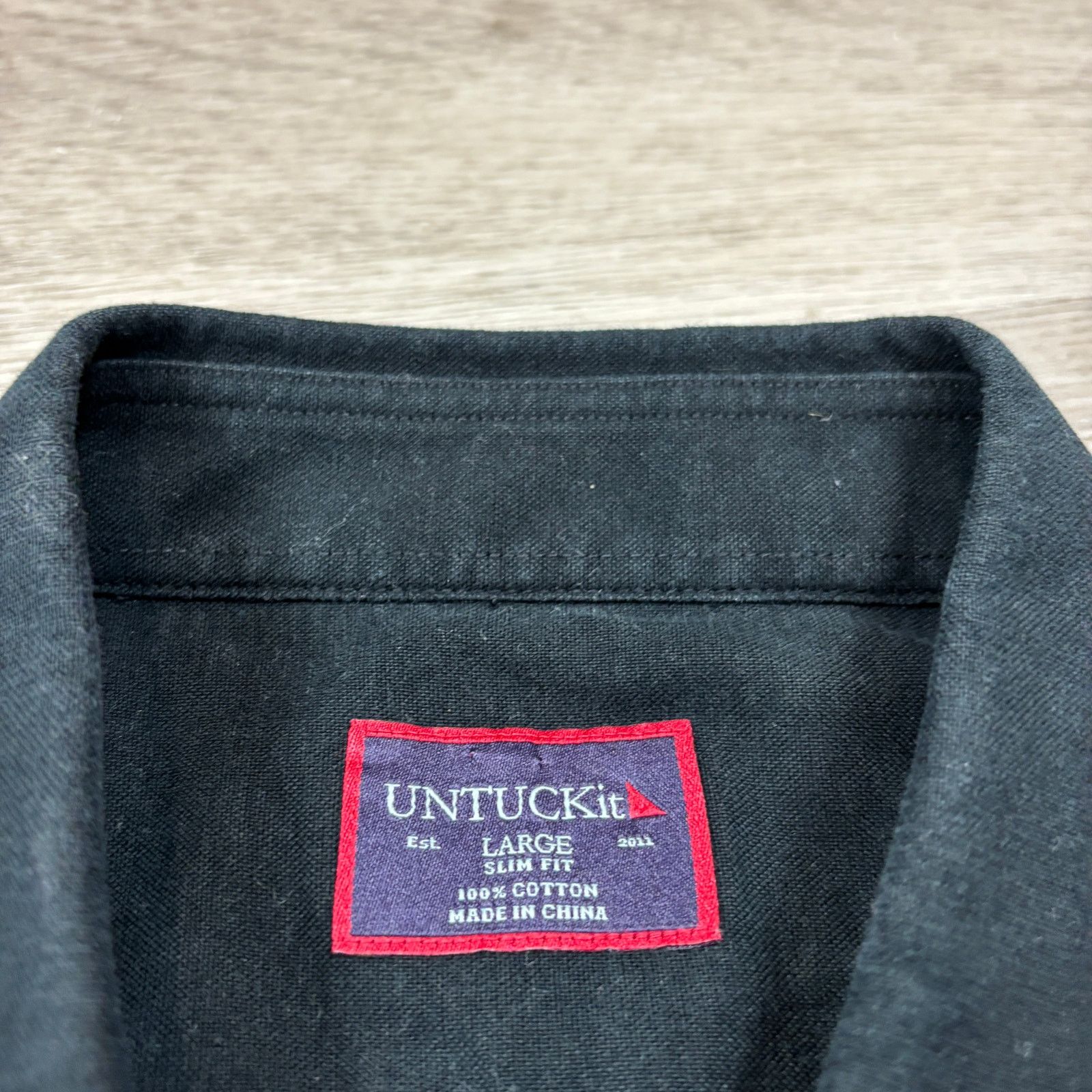 UNTUCKit Untuckit Slim Fit Button Up Shirt Men's Large Minimalist Size US L / EU 52-54 / 3 - 4 Thumbnail