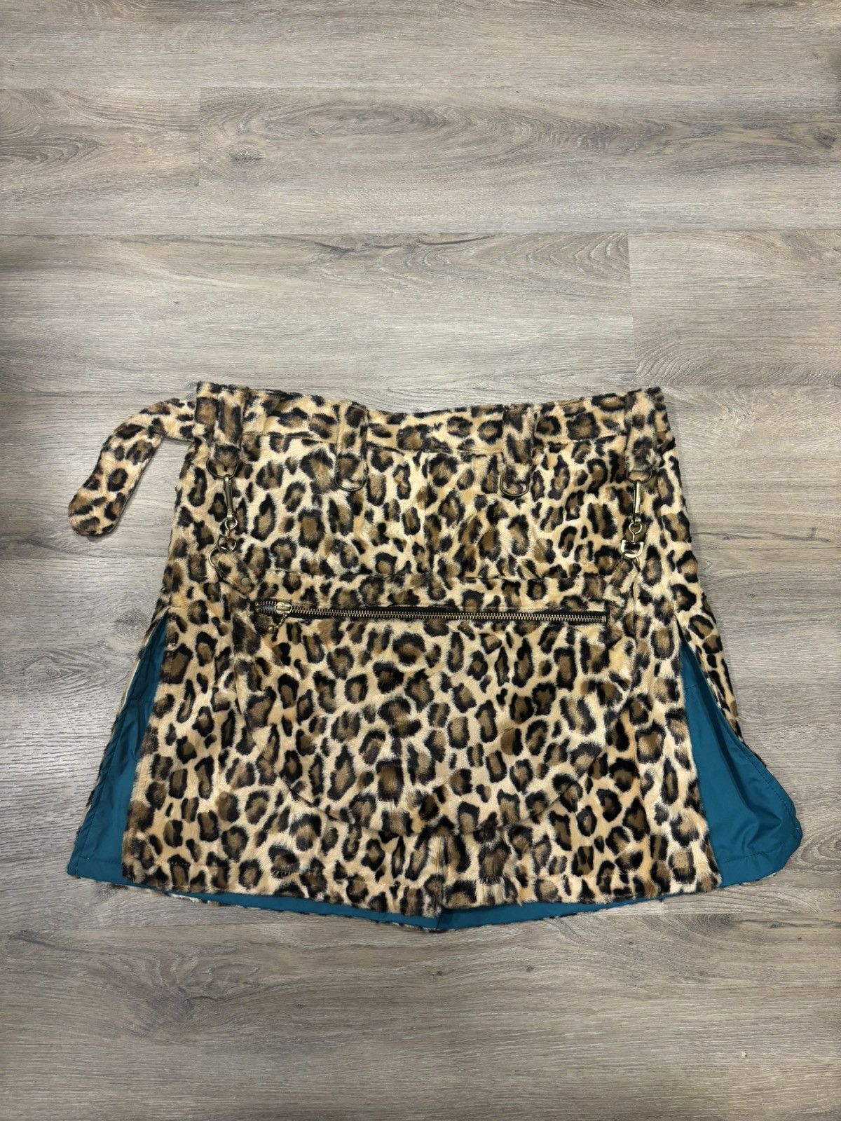 Blackmeans Blackmeans Archive Cheetah Print Apron/Kilt Size 32 - 2 Thumbnail