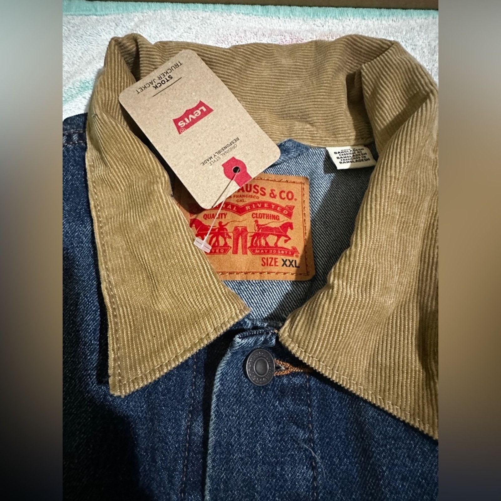 Levi's LEVI'S MEN'S TRUCKER JACKET Size US XL / EU 56 / 4 - 6 Thumbnail