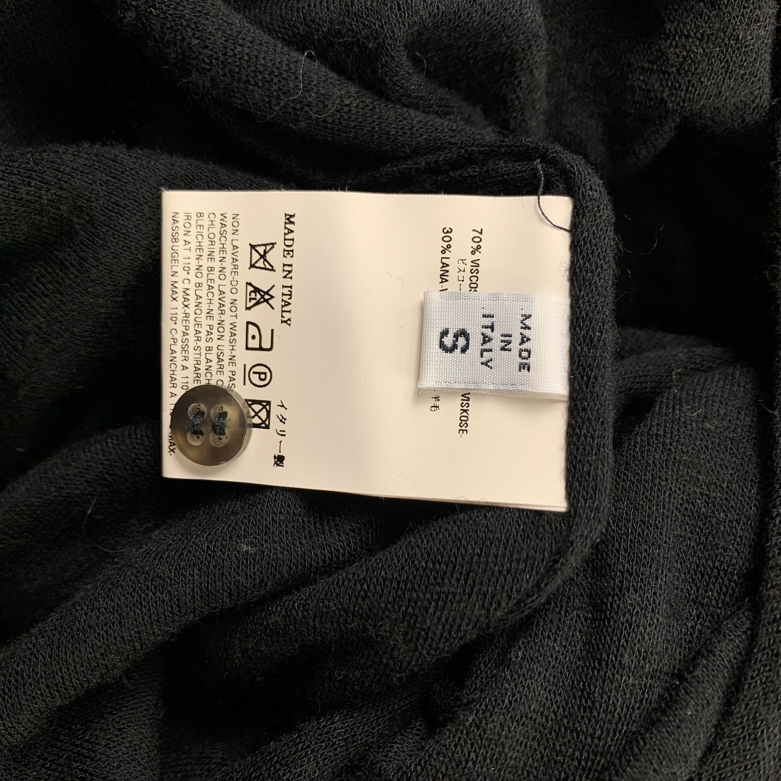 Maison Margiela Size S Black Viscose / Wool Sweater Dress Size S / US 4 / IT 40 - 4 Thumbnail