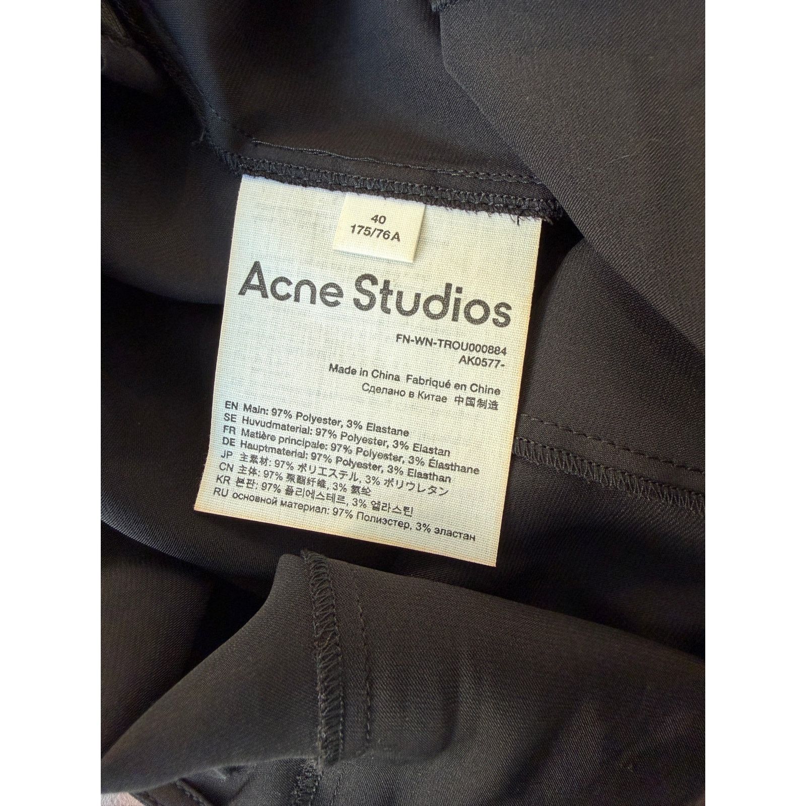 Acne Studios Acne Studios Flared Satin Pants Size 27" / US 4 / IT 40 - 6 Thumbnail
