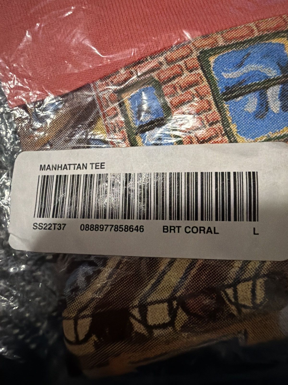 Supreme Supreme Manhattan Tee SS22 Size US L / EU 52-54 / 3 - 3 Thumbnail