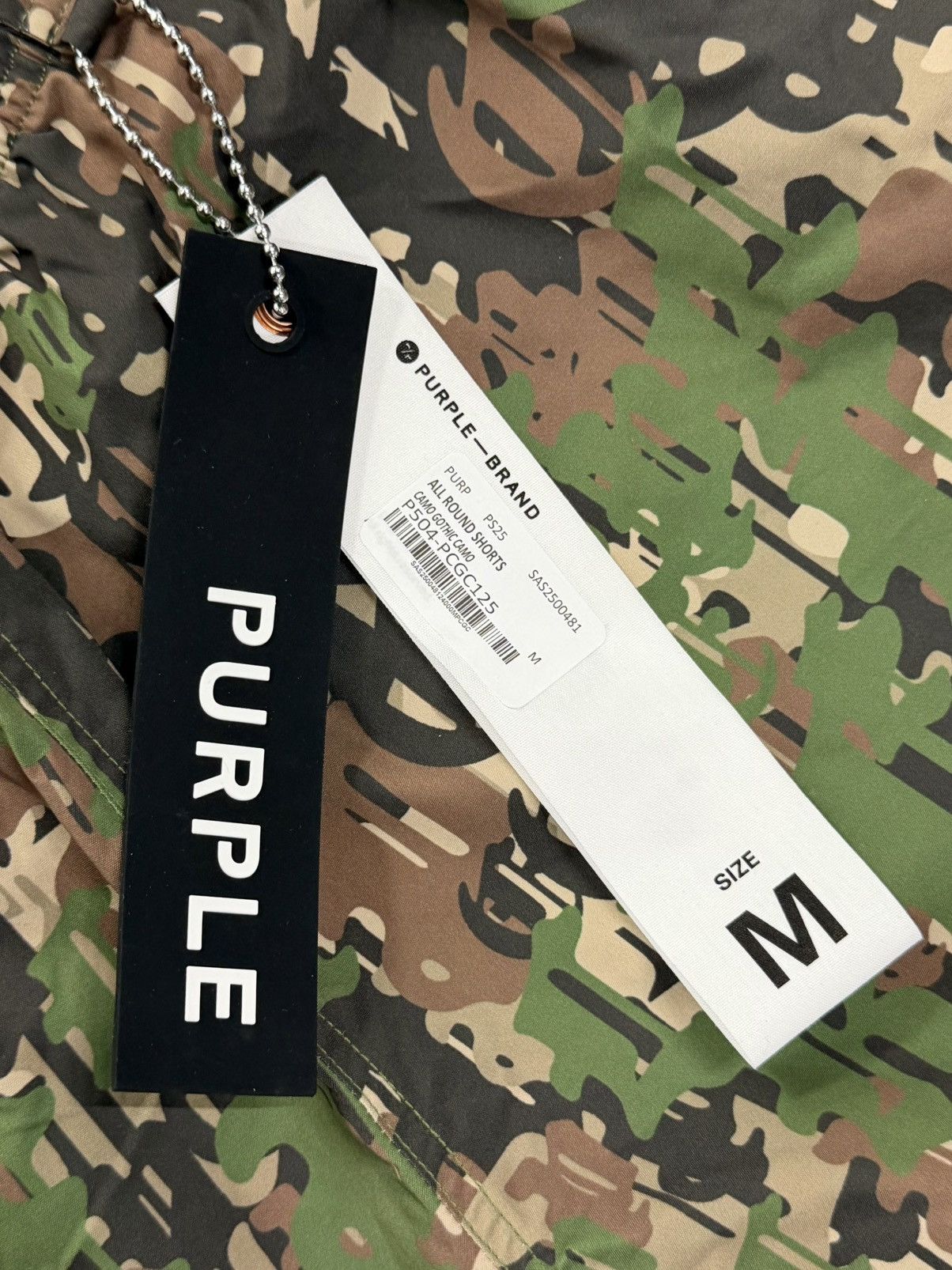 Purple Brand Purple Brand All Round Shorts – Camo Size US 32 / EU 48 - 2 Thumbnail